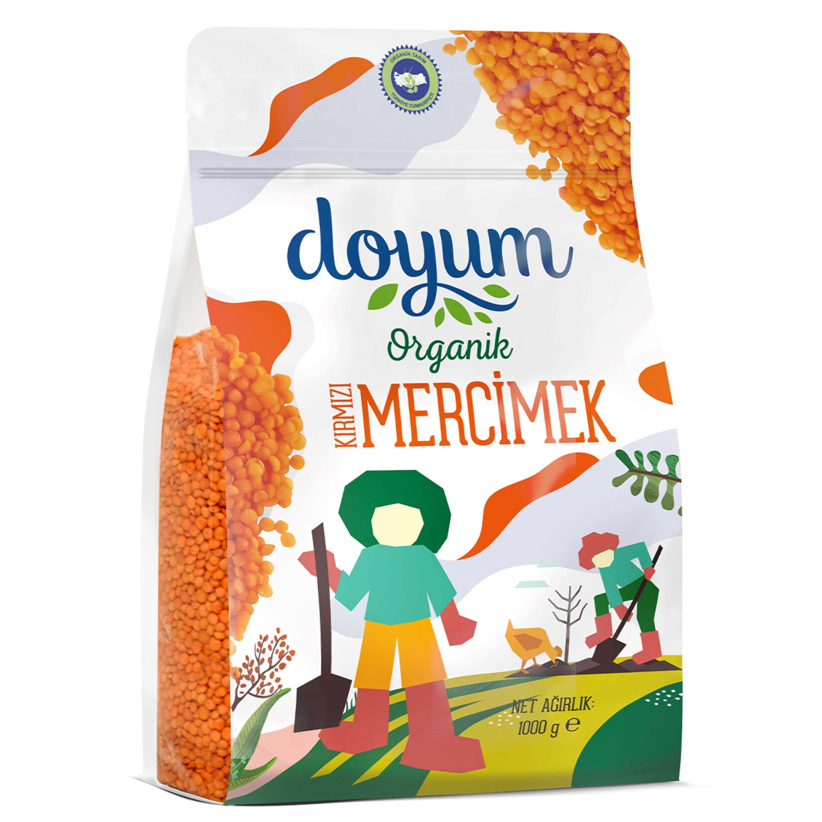 Doyum Organic Red Lentils bring the wholesome taste of Türkiye’s traditional legumes to your kitchen.