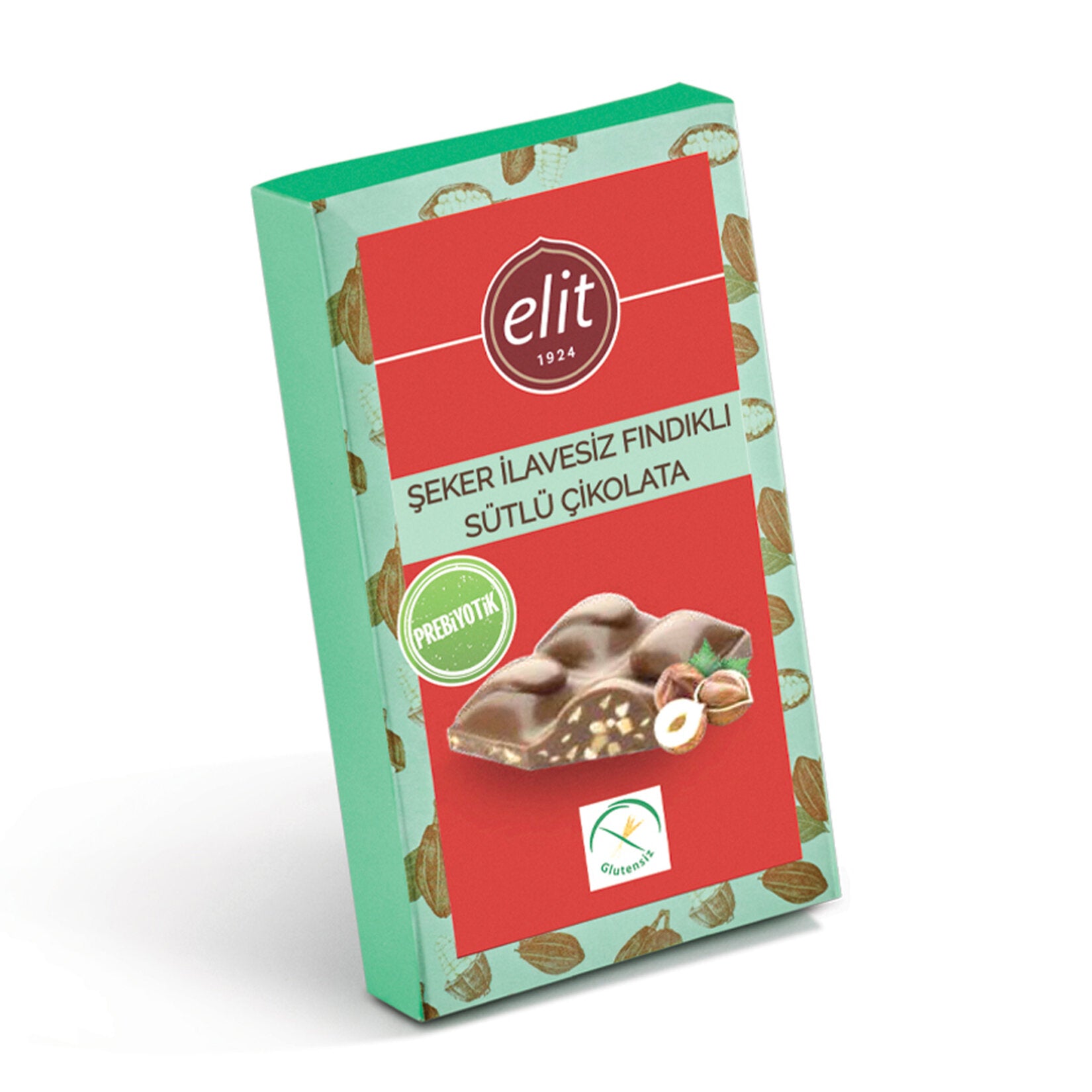Elit Hazelnut No Sugar Added Prebiotic Milk Chocolate brings a guilt-free chocolate experience straight from Türkiye.