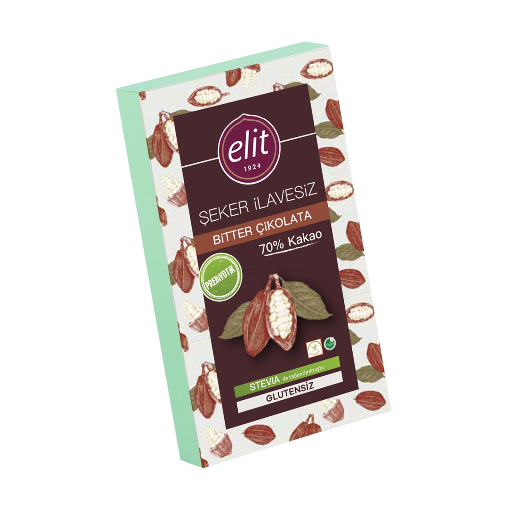 Elit Sugar-Free Prebiotic Dark Chocolate Bar brings you rich, bold cocoa flavor without added sugar.