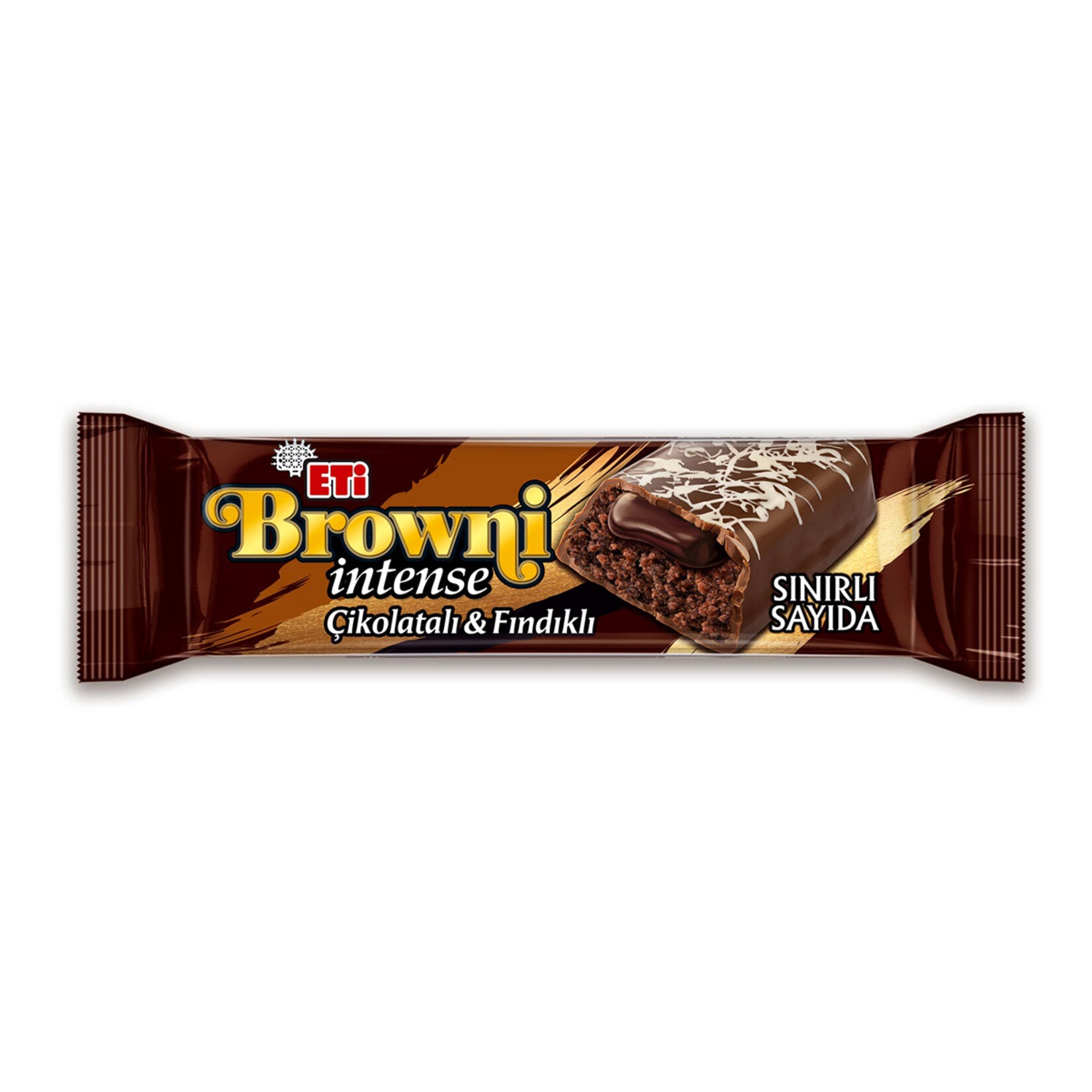 Eti Browni Intense Hazelnut Cake front packaging
