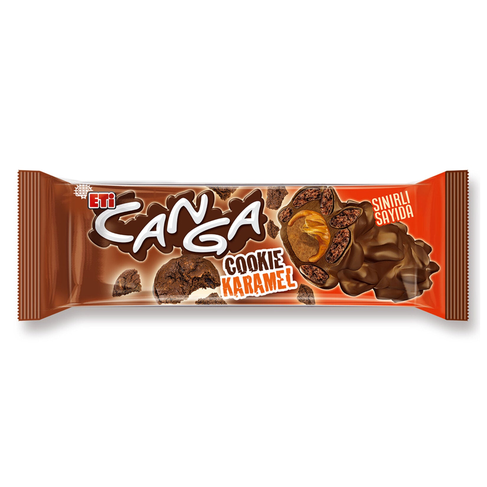 Eti Canga Cookie brings the bold taste of Turkish chocolate bars straight to your snack shelf. This