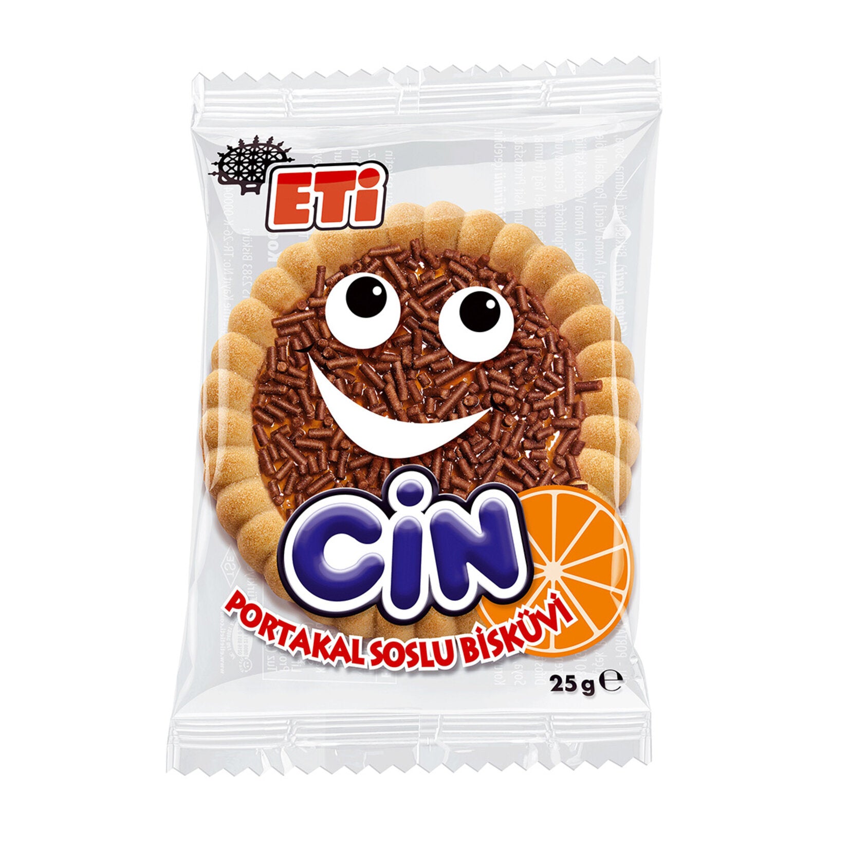 Eti Cin Orange Biscuit delivers the perfect balance of soft biscuit, fruity orange sauce, and colorful sprinkles in every bite.