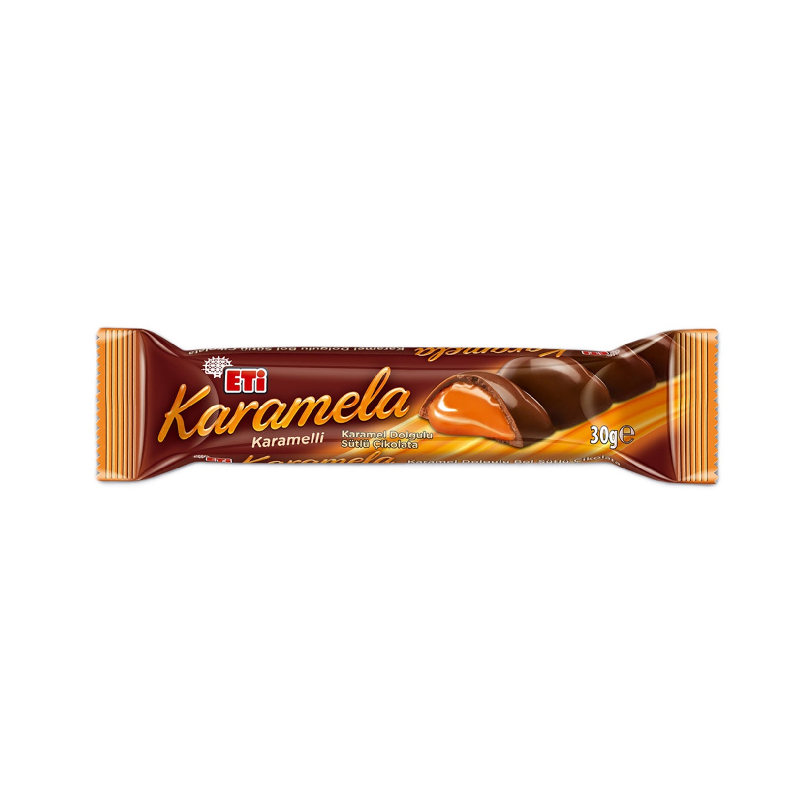 Eti Karamela Caramel Filled Milk Chocolate Bar brings together smooth milk chocolate and a rich caramel center in one perfectly portioned treat.