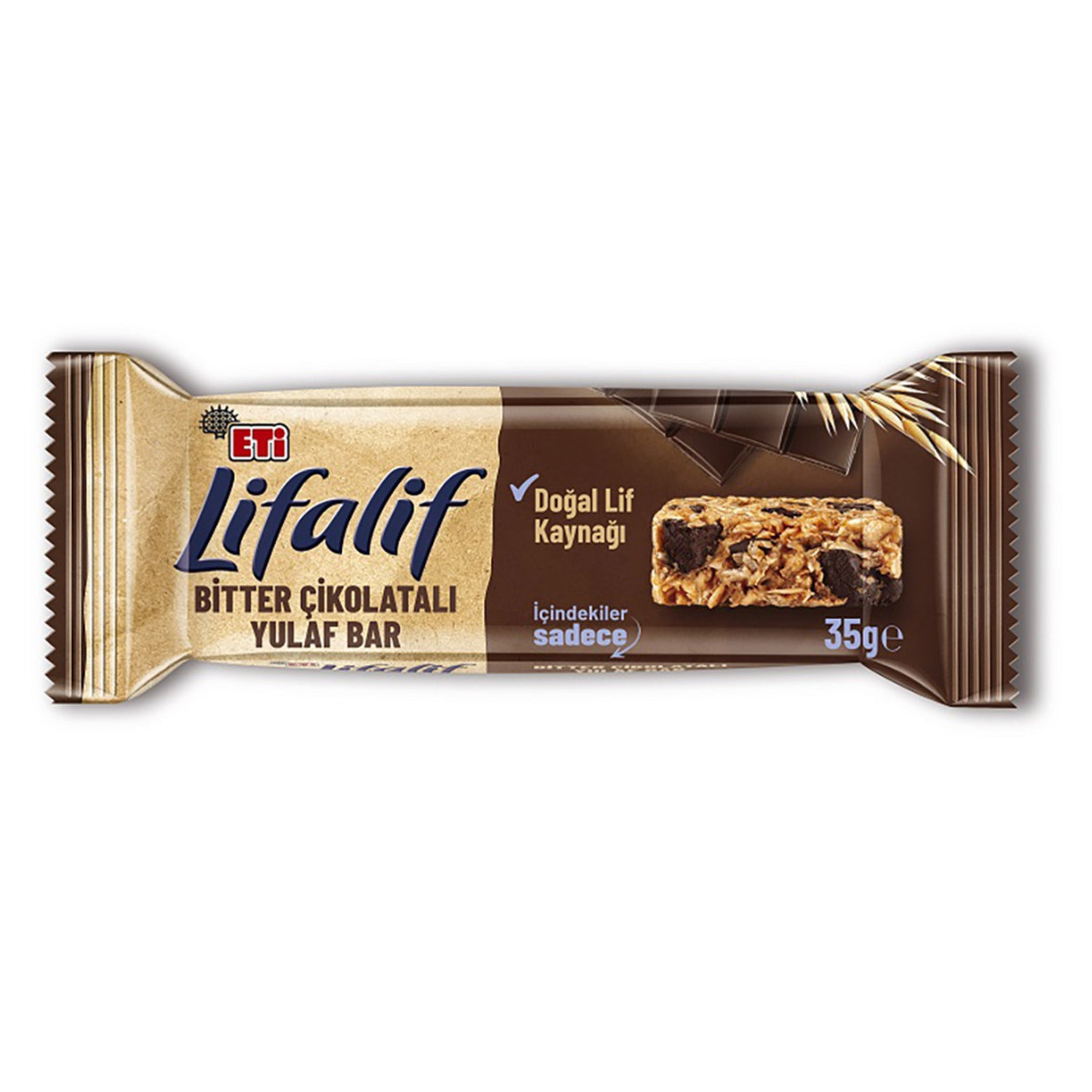 Eti Lifalif Dark Chocolate Oat Bar combines hearty whole oats with rich dark chocolate for a satisfying snack you can enjoy anytime.