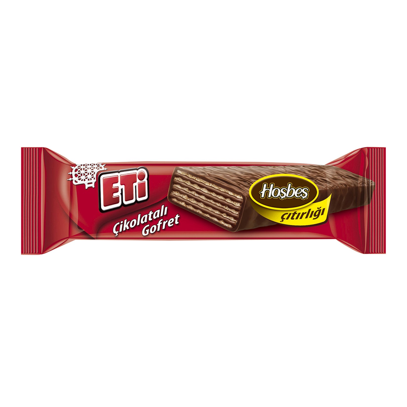 Eti Milk Chocolate Covered Hazelnut Cream Wafer front packaging