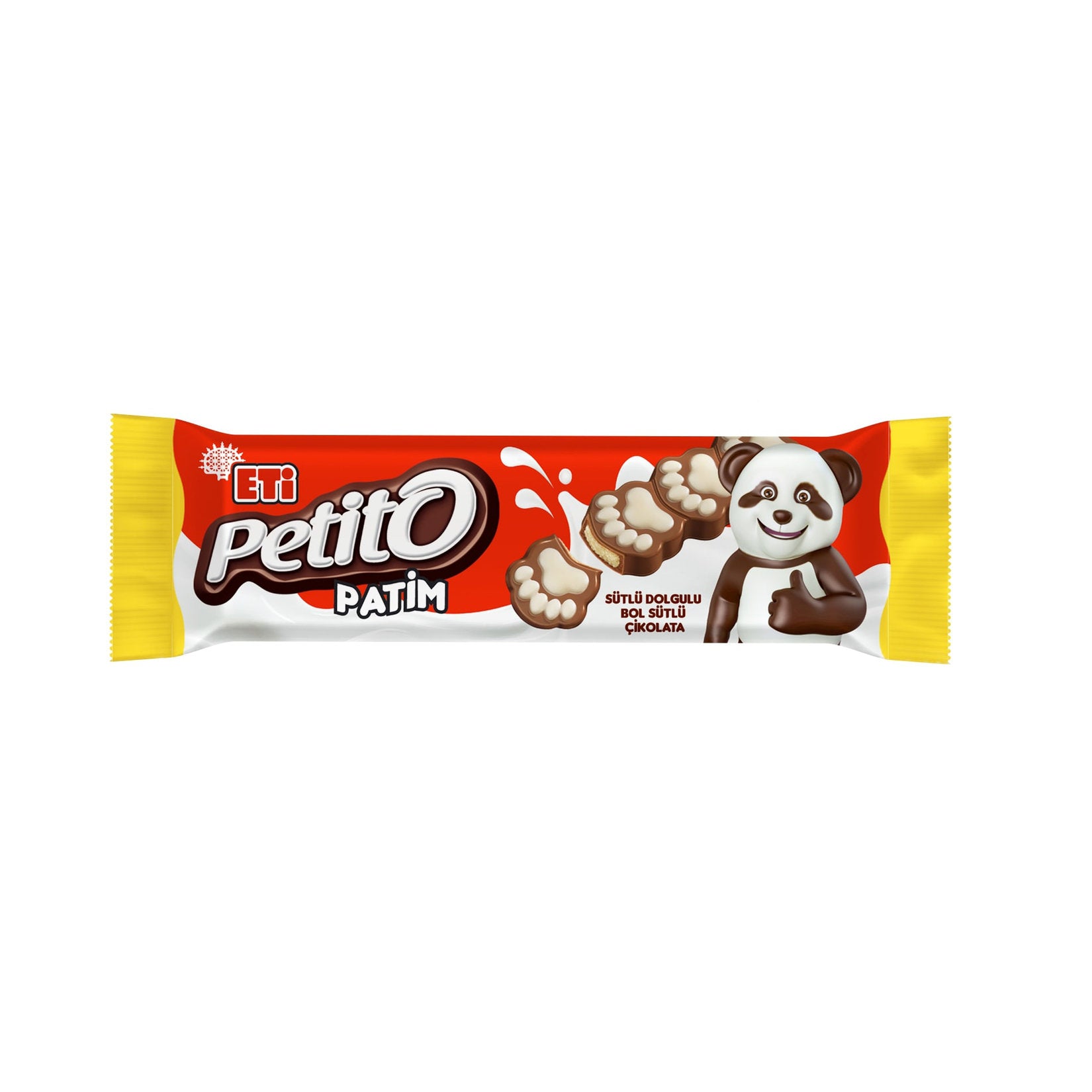 Eti Petito Patim Milk Chocolate Bar is a delightful treat crafted for both kids and adults. Featurin