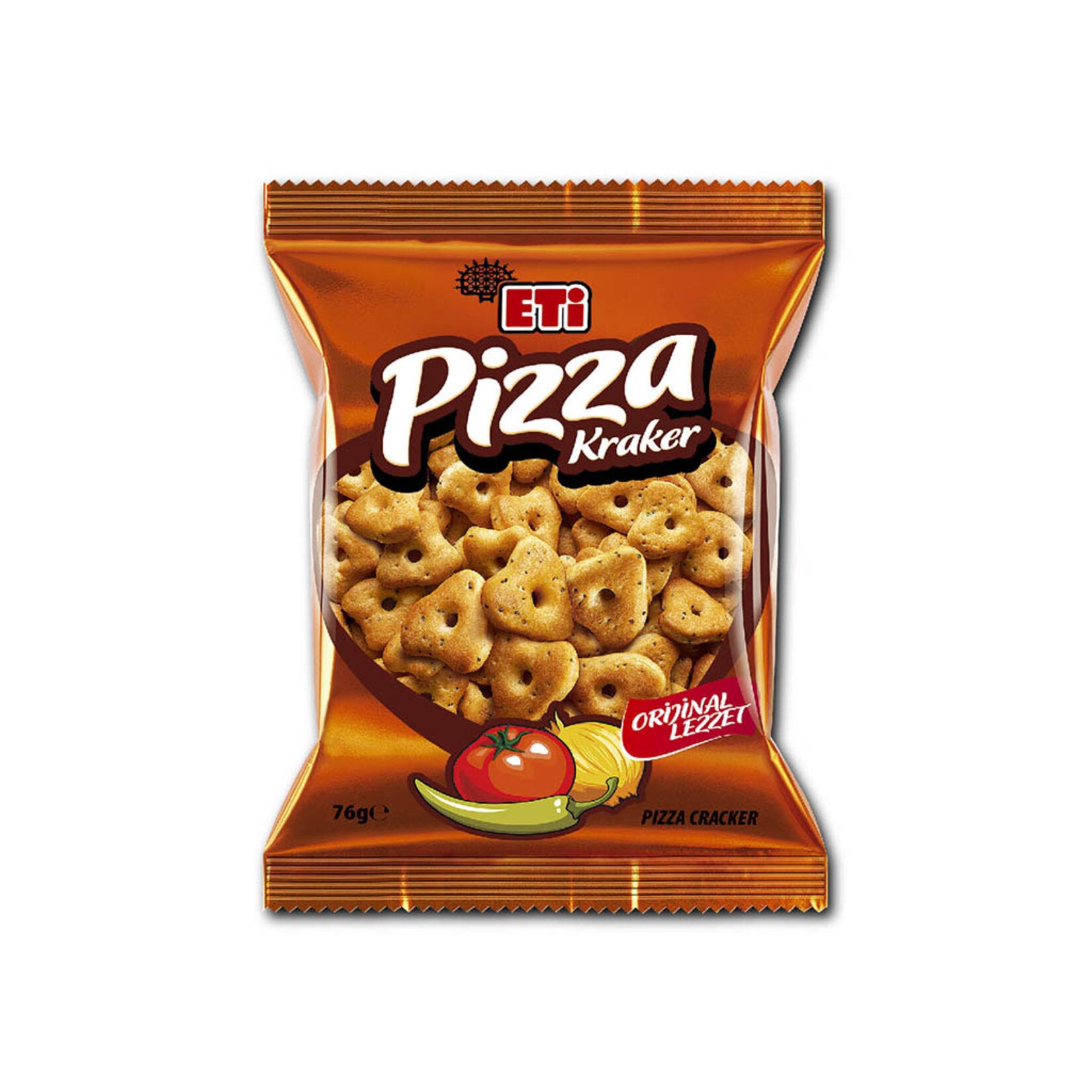 Experience the bold, savory flavor of Eti Pizza Cracker, a crunchy snack inspired by the taste of pizza.