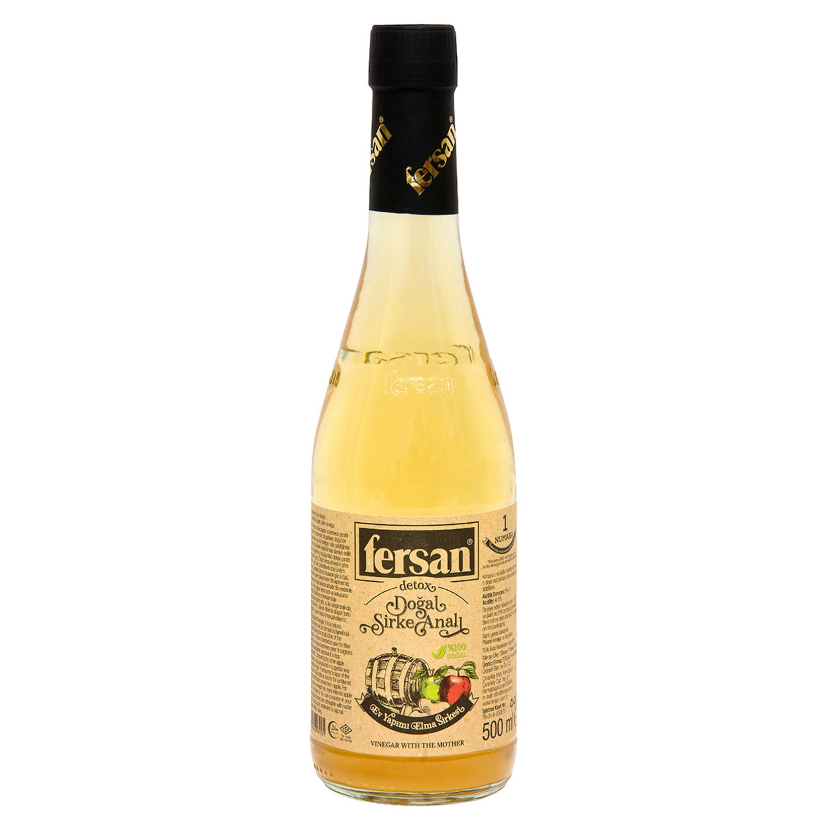 Fersan Dogal Sirke Anali Elma Sirkesi is a premium apple cider vinegar with the mother, crafted in Türkiye using carefully selected apples and traditional fermentation methods.