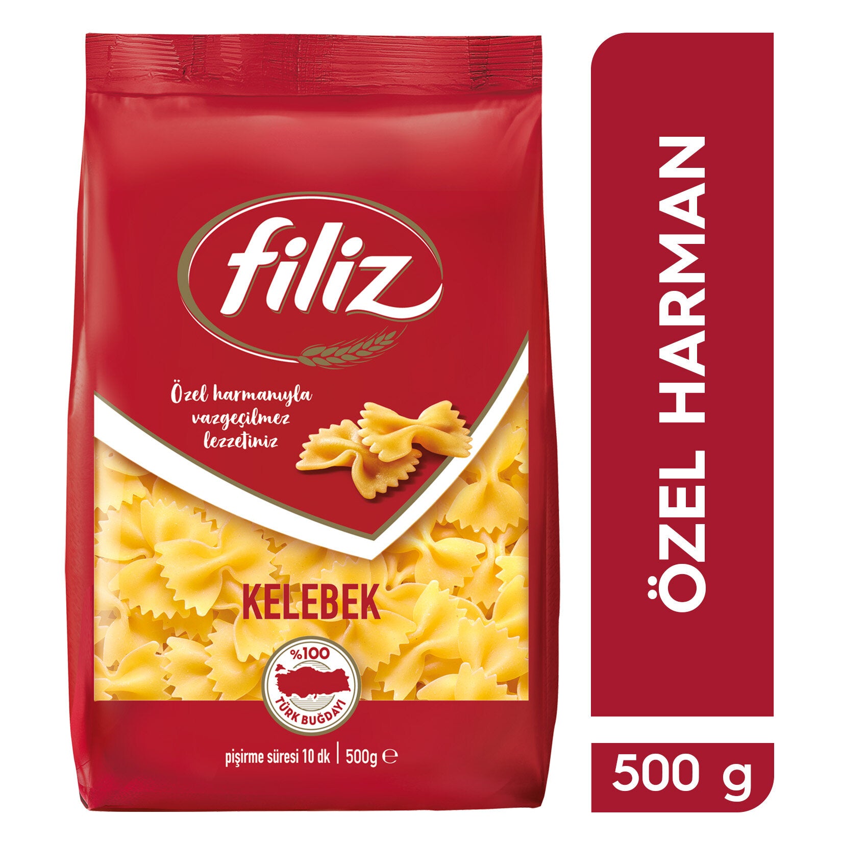 Bring the taste of traditional Turkish cuisine to your table with Filiz Butterfly Pasta.