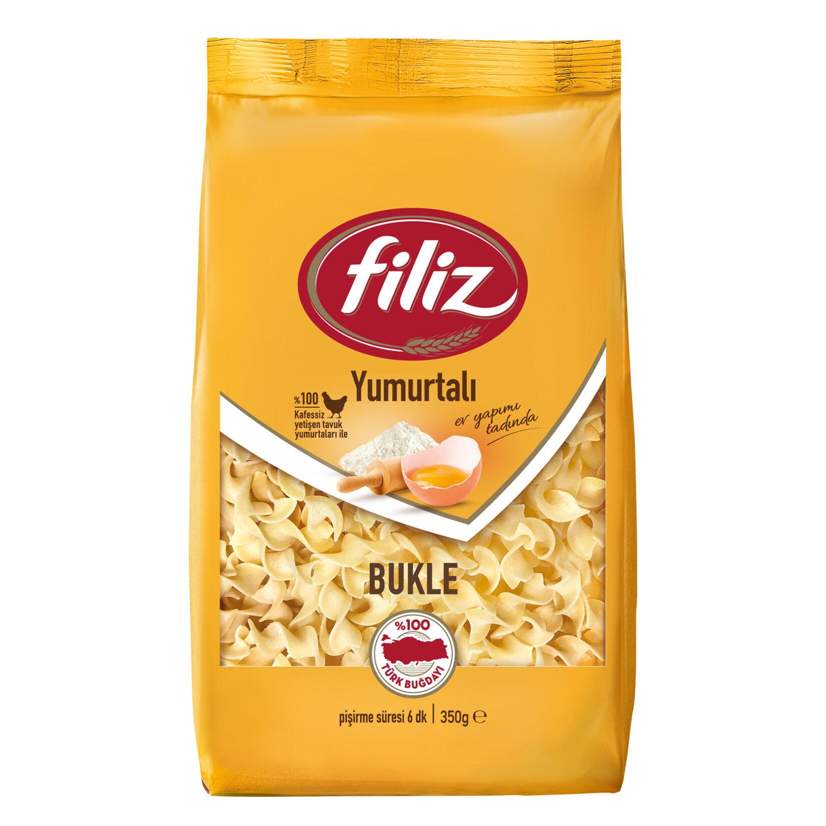 Bring the taste of traditional Turkish pasta to your kitchen with Filiz Egg Bukle Pasta.
