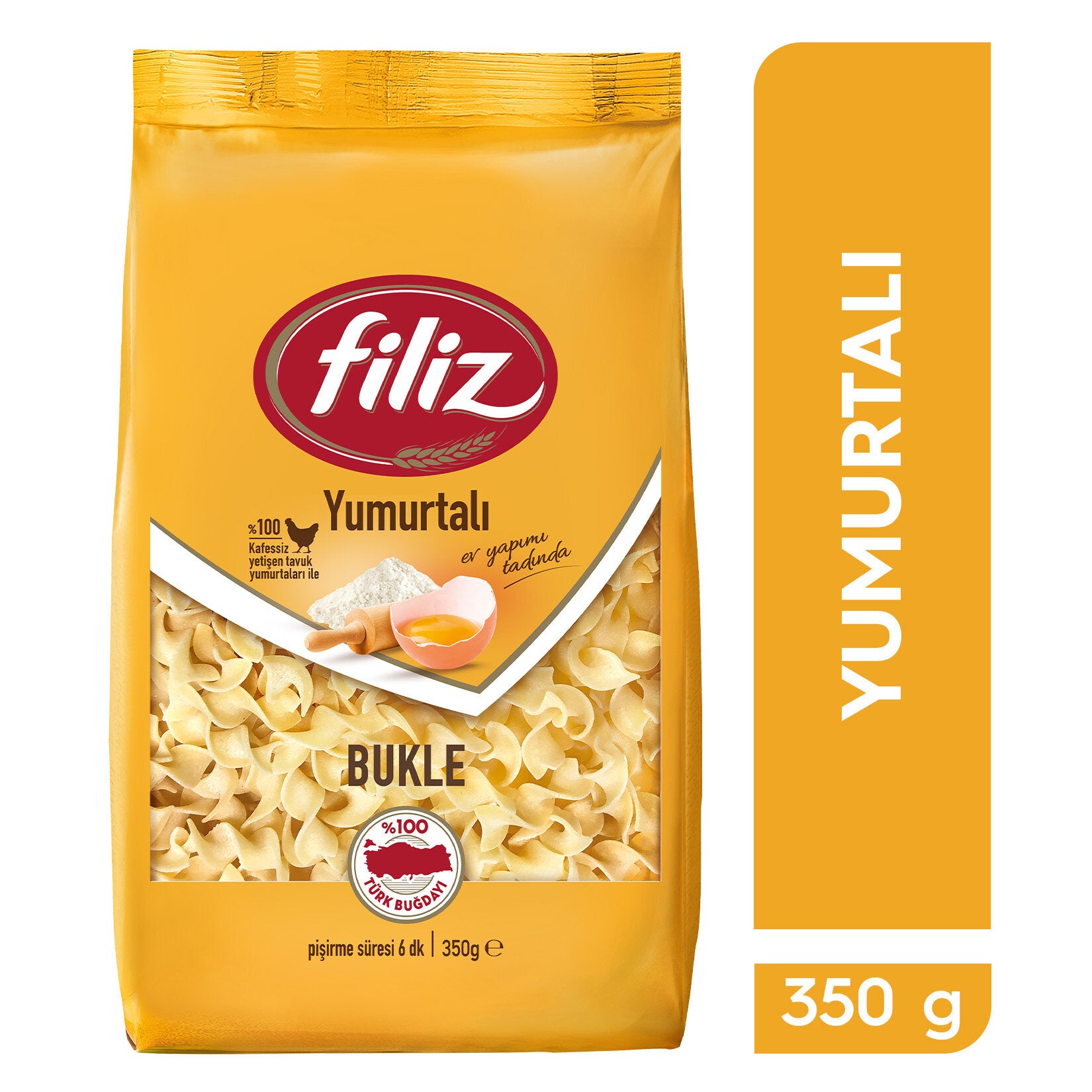 Bring the taste of traditional Turkish pasta to your kitchen with Filiz Egg Bukle Pasta.
