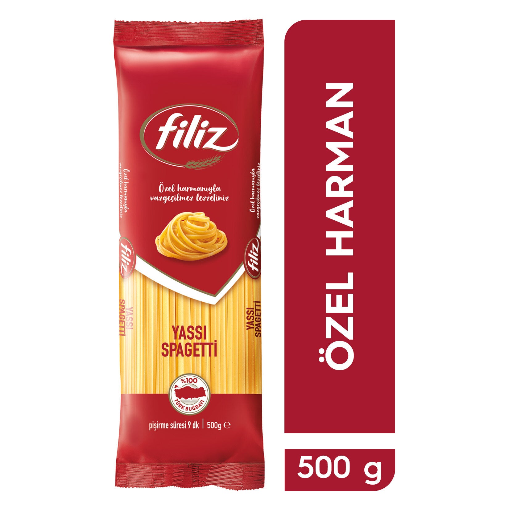 Bring the taste of traditional Turkish pasta to your kitchen with Filiz Flat Spaghetti Pasta.