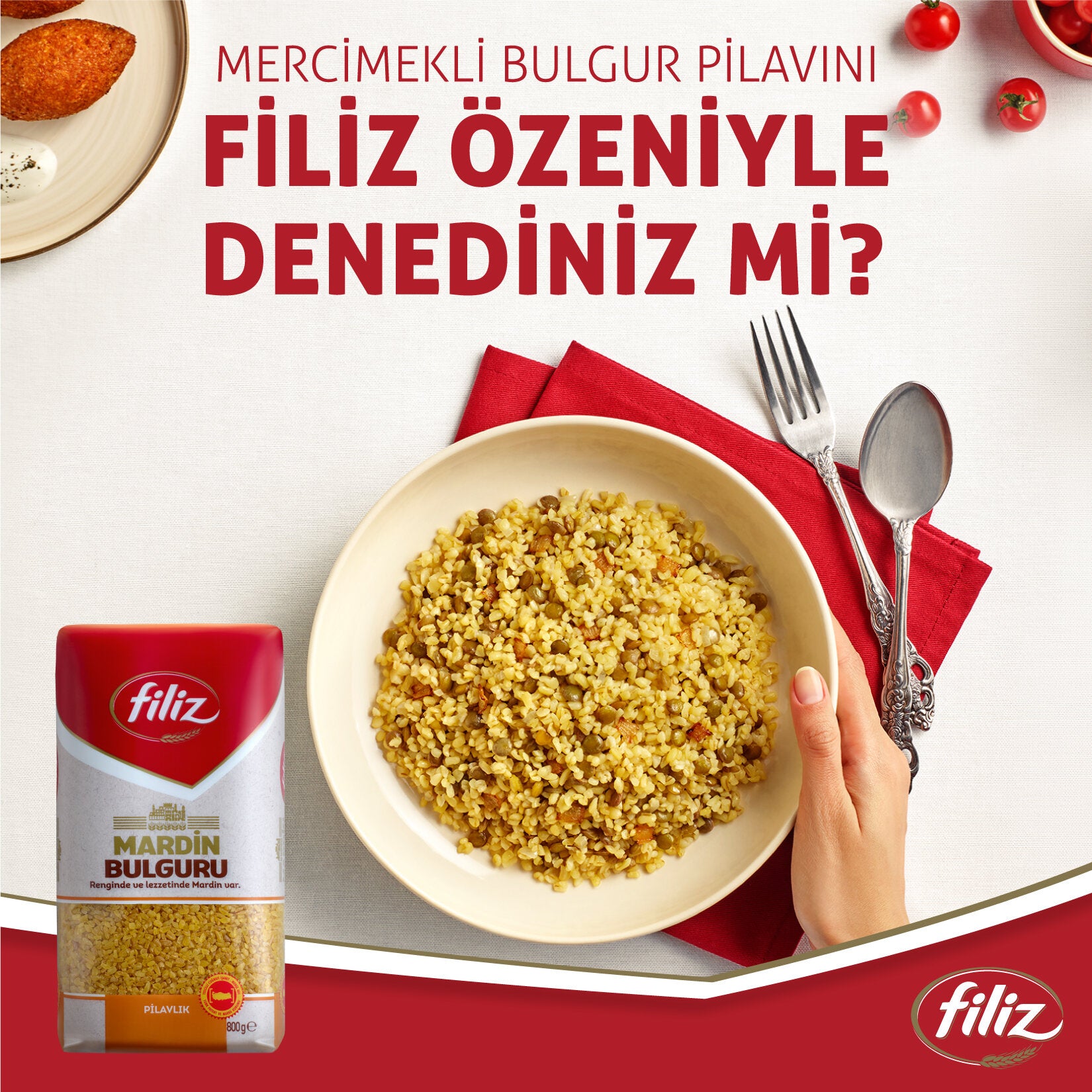 Filiz Mardin Pilavlik Bulgur brings the rich culinary heritage of southeastern Türkiye to your kitchen.