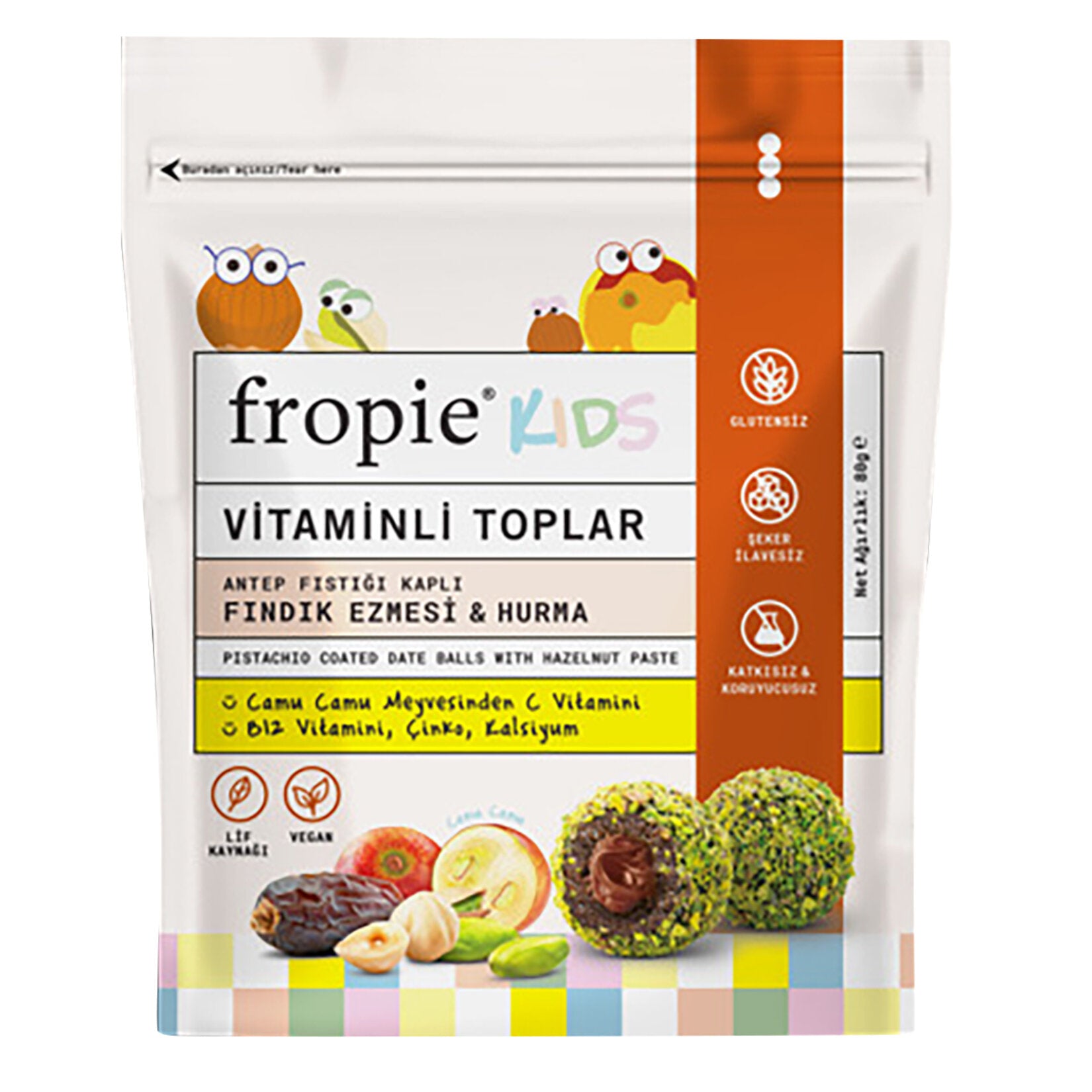 Fropie Hazelnut Paste Date Vitamin Balls are a naturally sweet, nutrient-rich snack made for active lifestyles.