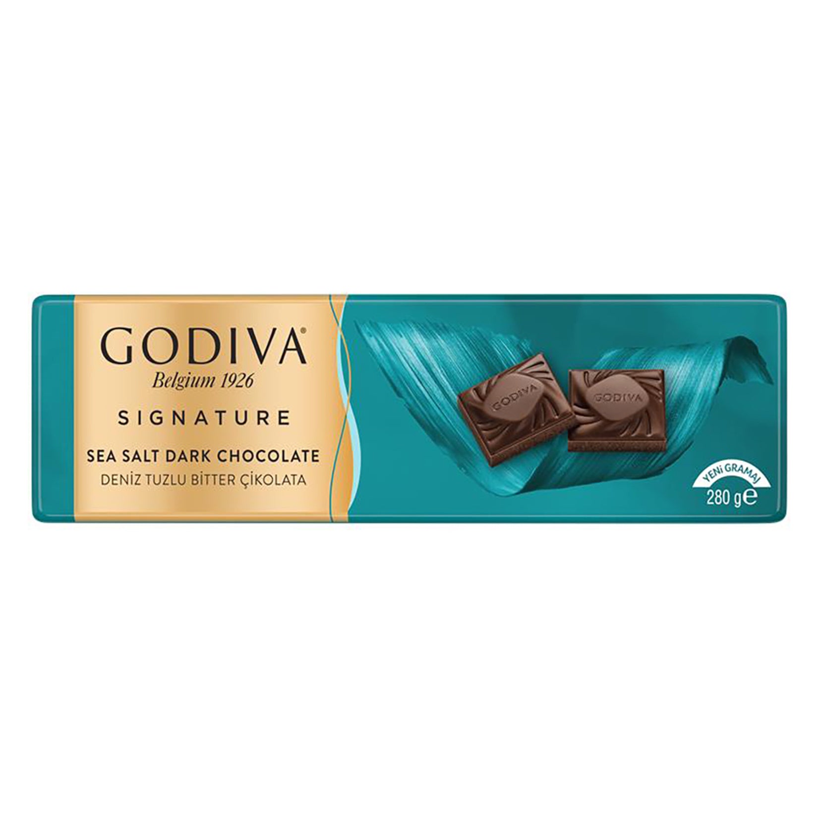 Godiva Sea Salt Dark Chocolate brings together the rich intensity of dark chocolate with a touch of sea salt to create a perfectly balanced treat.
