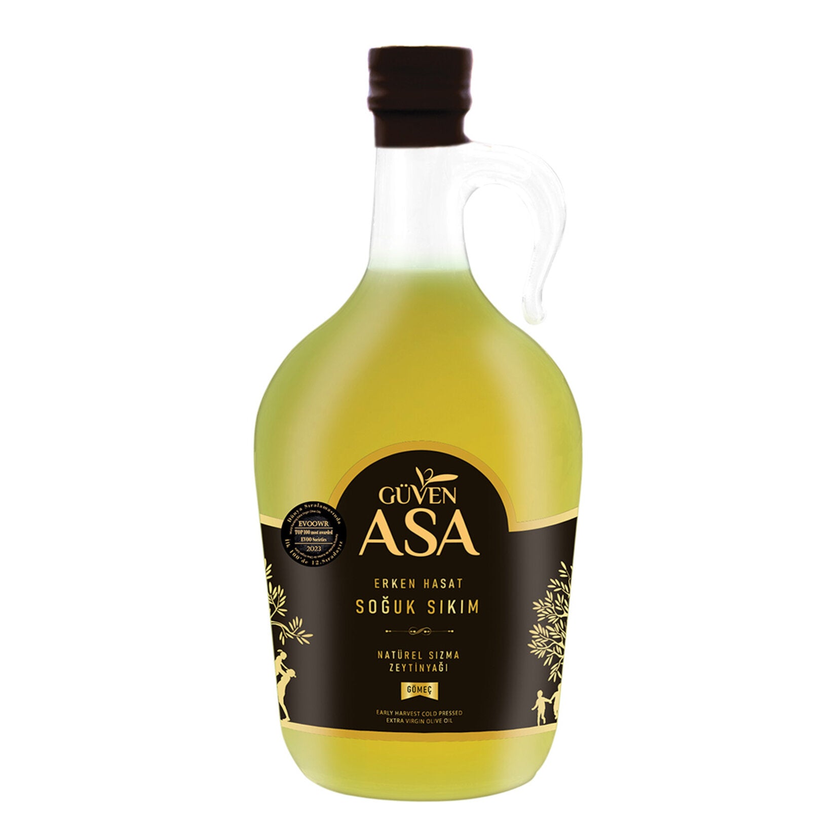 Experience the rich, smooth flavor of Guven Asa Extra Virgin Olive Oil, crafted from early harvest olives and extracted using the cold press method to preserve its full nutritional value and aroma.