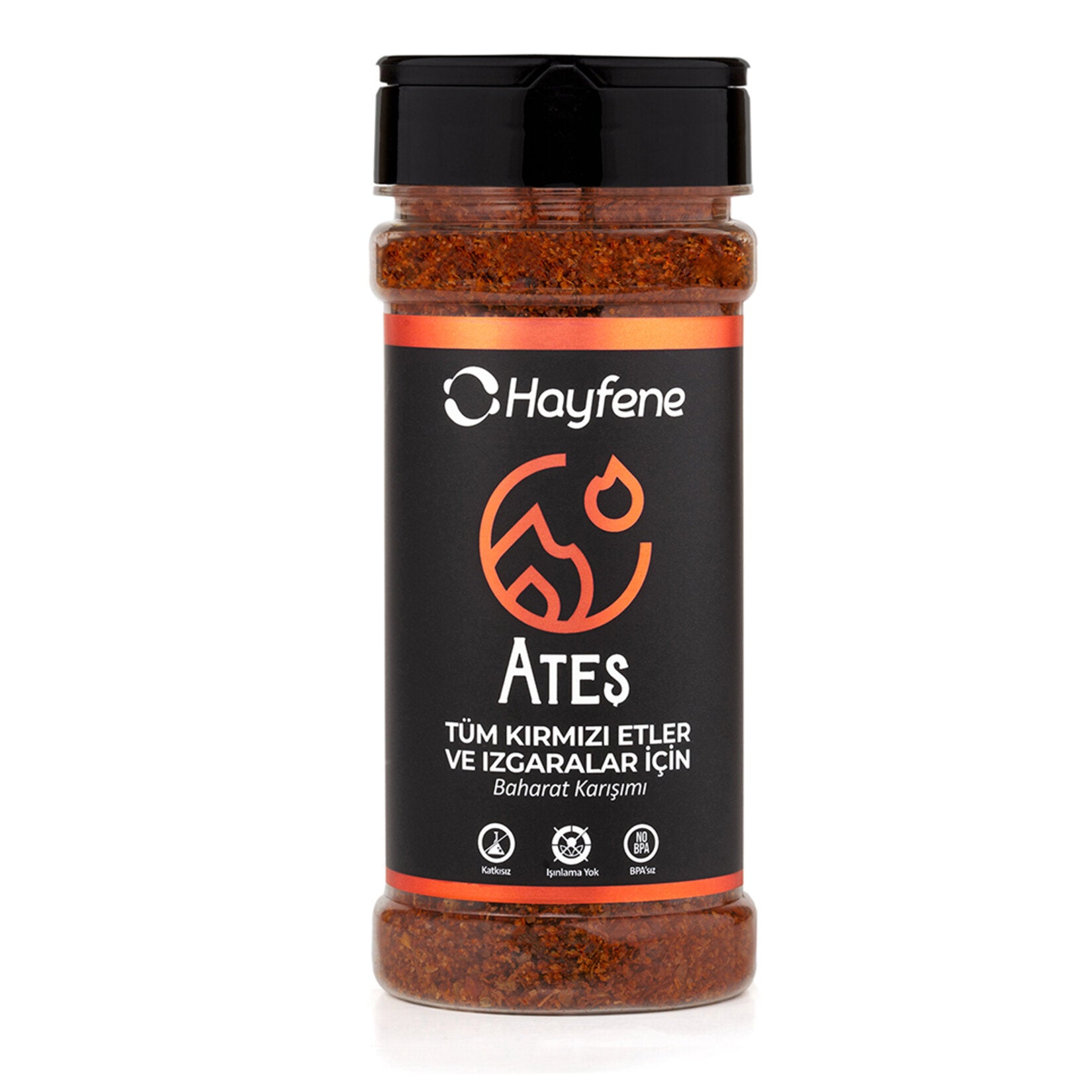 Hayfene Ates Kirmizi Etler & Izgara Baharati is a bold Turkish spice blend crafted to elevate red meat and grilled dishes with deep, smoky heat and balanced tanginess.