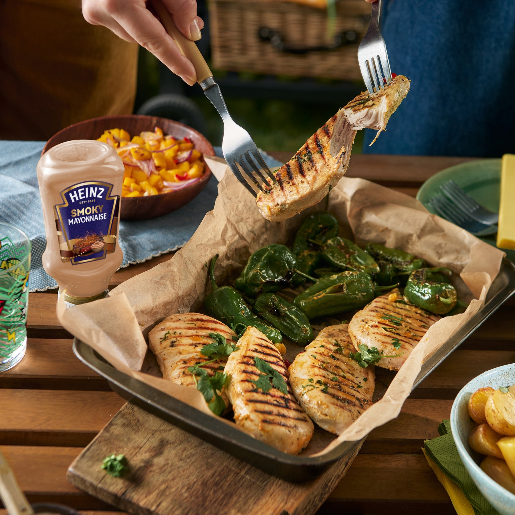 Add a bold twist to your favorite meals with Heinz Smoky Mayonnaise.
