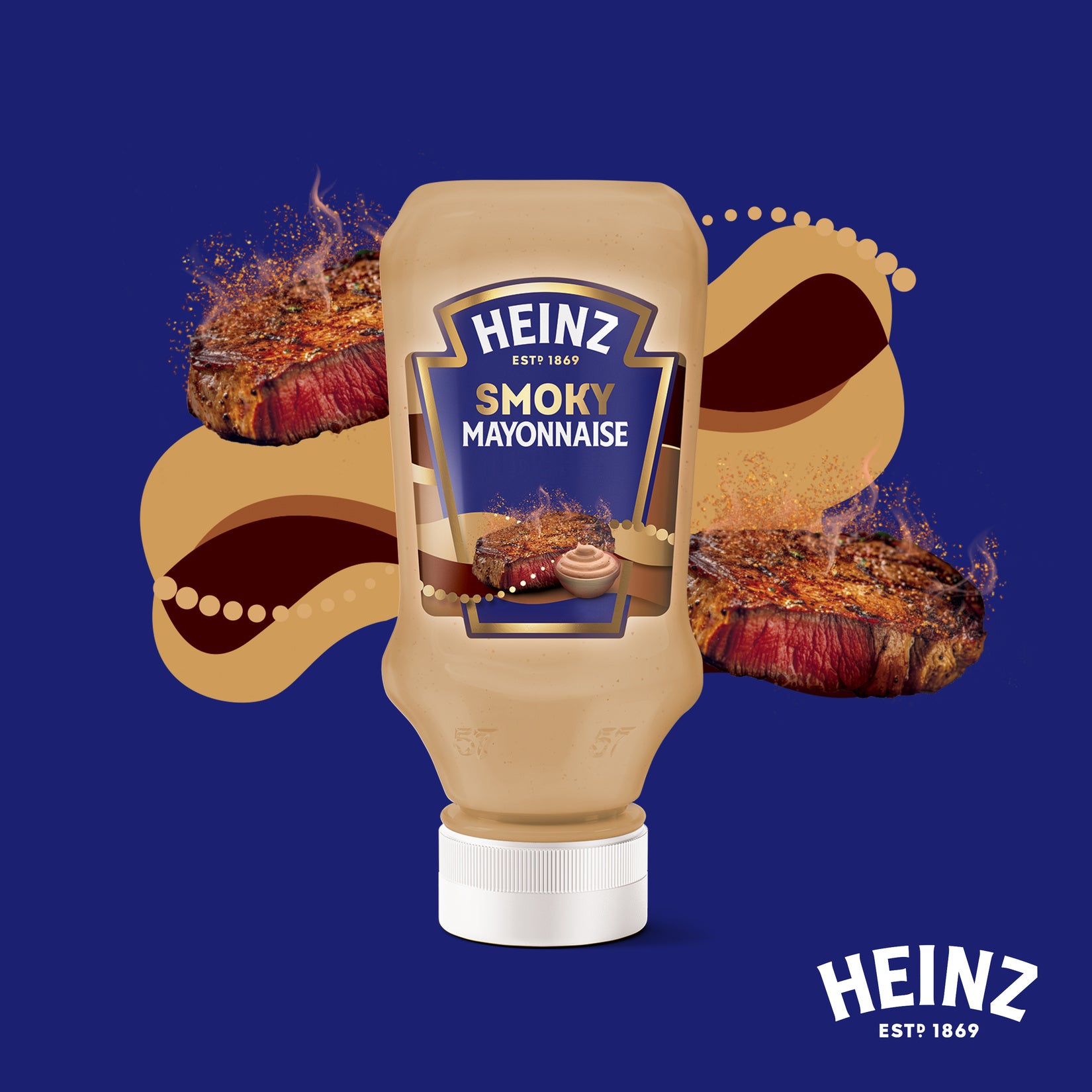 Add a bold twist to your favorite meals with Heinz Smoky Mayonnaise.