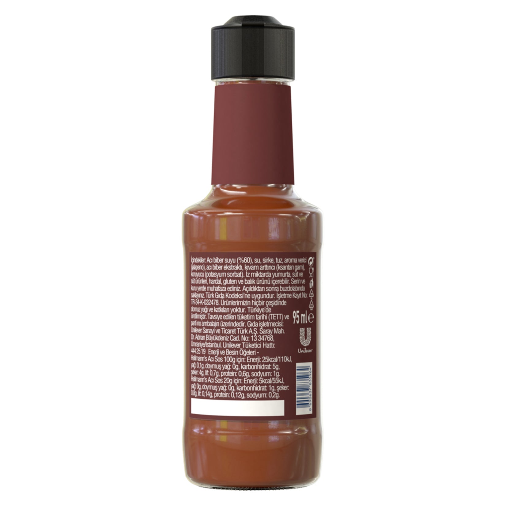 Turn up the heat with Hellmann's Hot Sauce, a bold and flavorful chili sauce made with a high percentage of hot pepper juice.