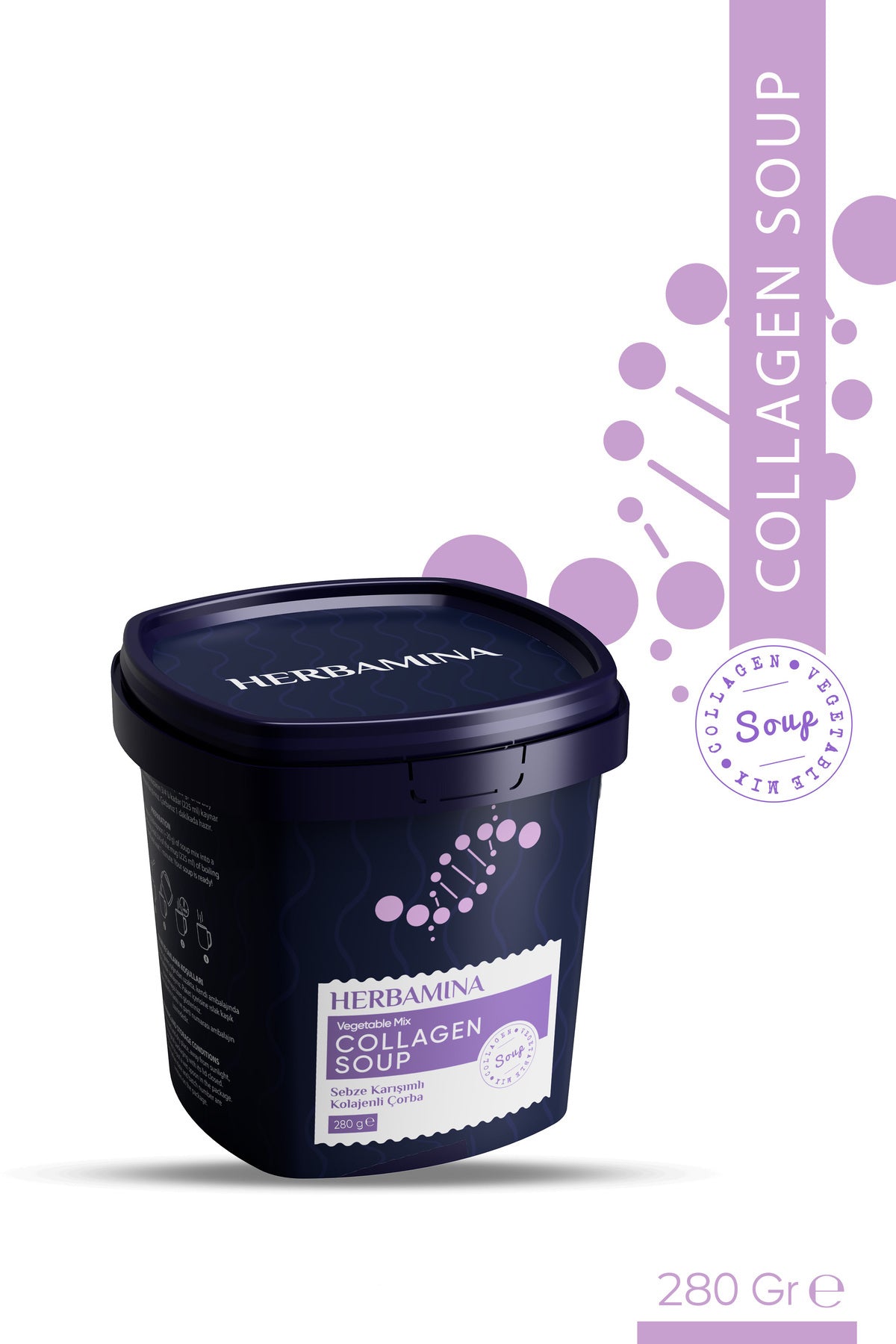 Herbamina Vegetable Mix Collagen Soup brings a nourishing and flavorful touch to your daily routine.