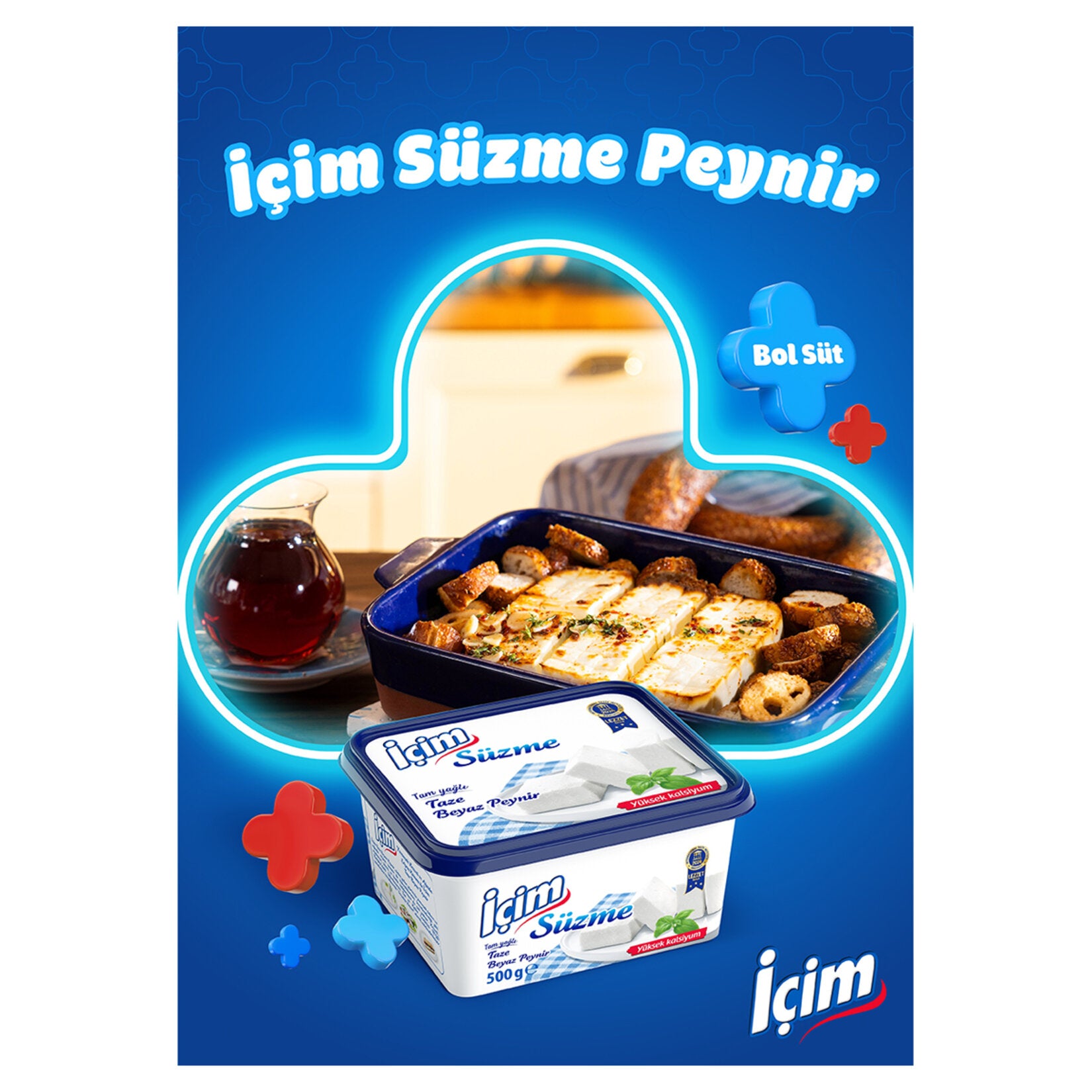 İçim Süzme Beyaz Peynir brings the smooth, creamy texture of traditional Turkish strained white cheese straight to your table.