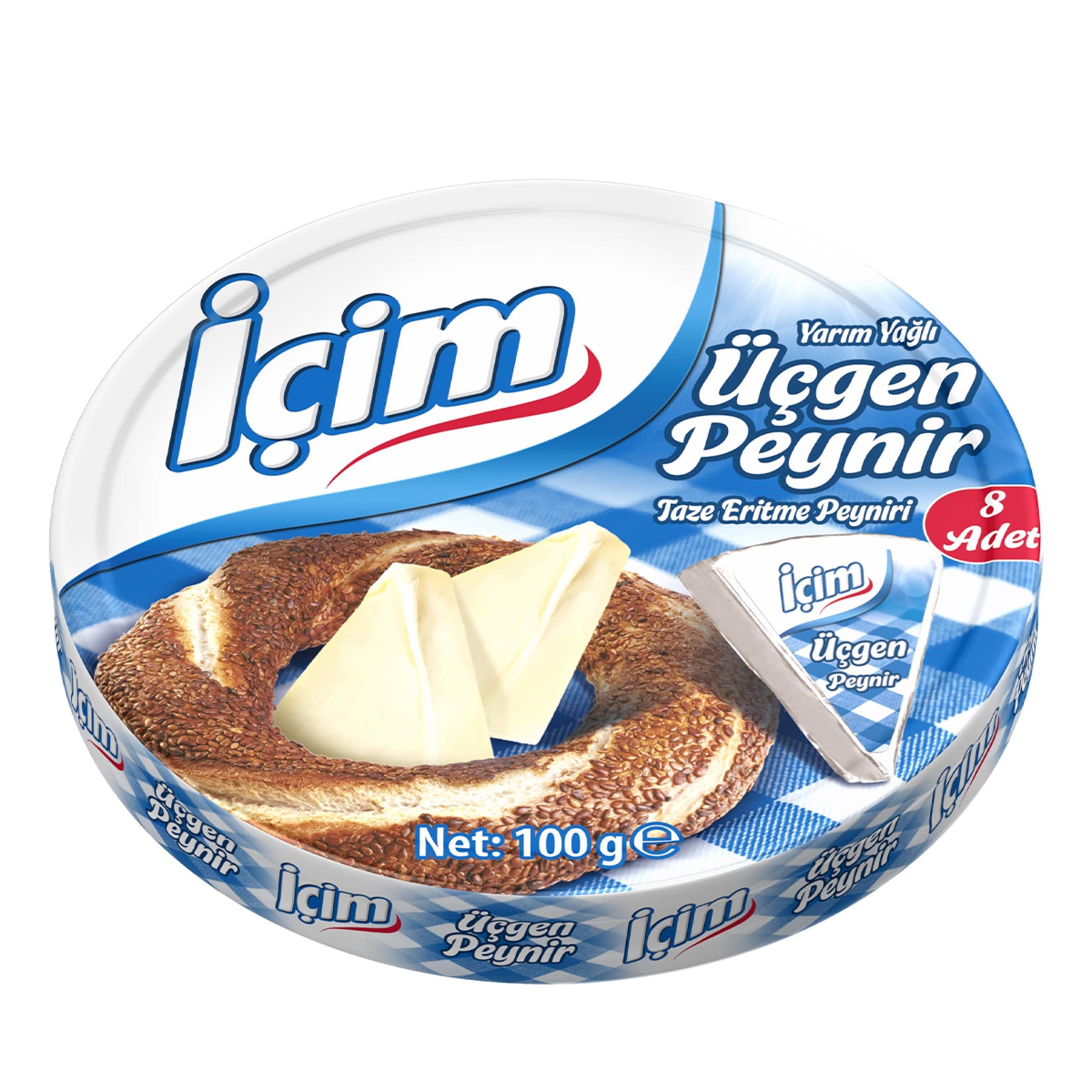 İçim Low-Fat Triangular Cheese 100 grams
