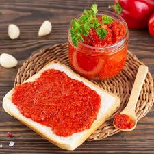 Rifat Minare Lutenitsa Hot Breakfast Sauce brings the bold, traditional flavors of the Balkans to your table.