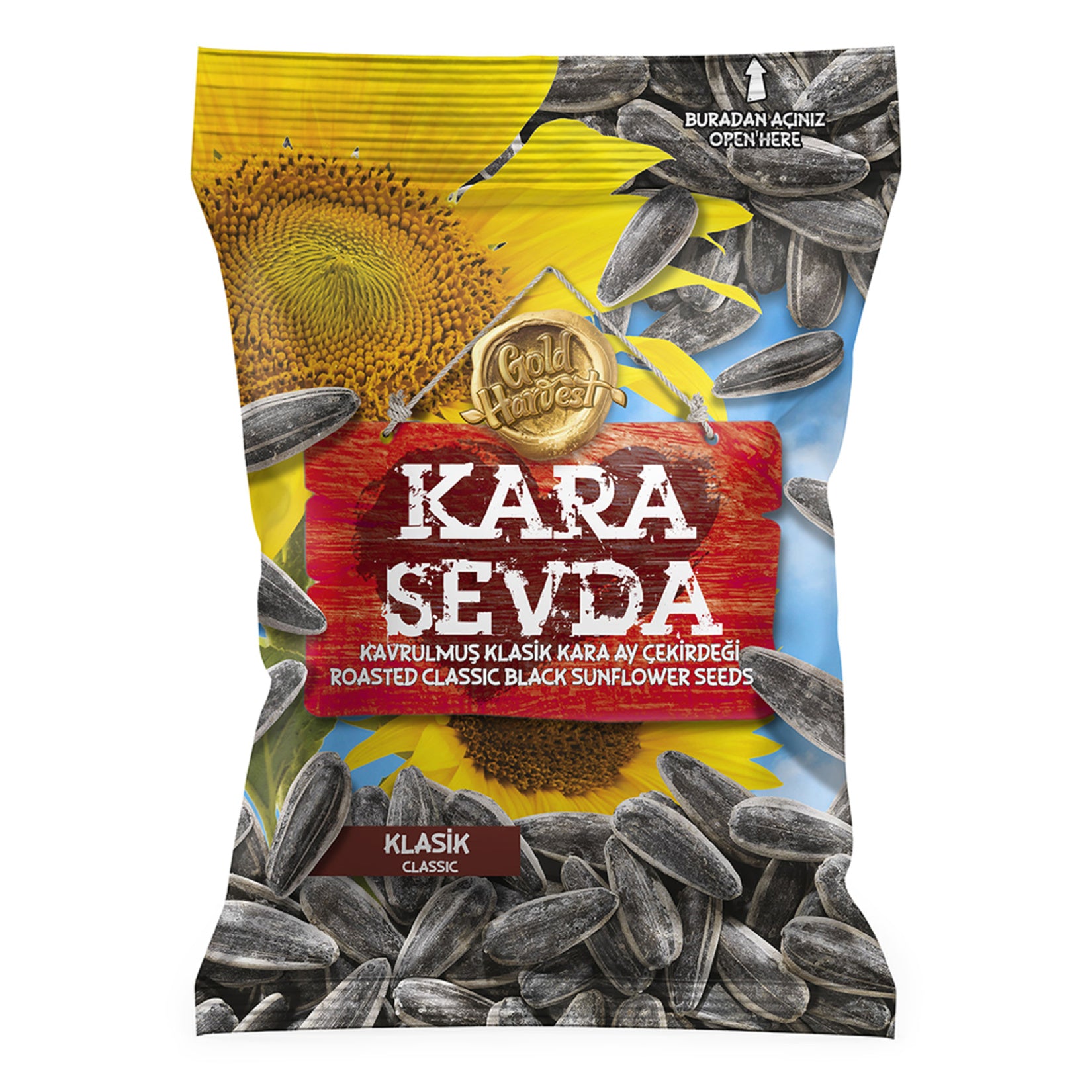 Kara Sevda Classic Salted Black Sunflower Seeds bring the traditional flavor of Türkiye’s favorite snack to your fingertips.