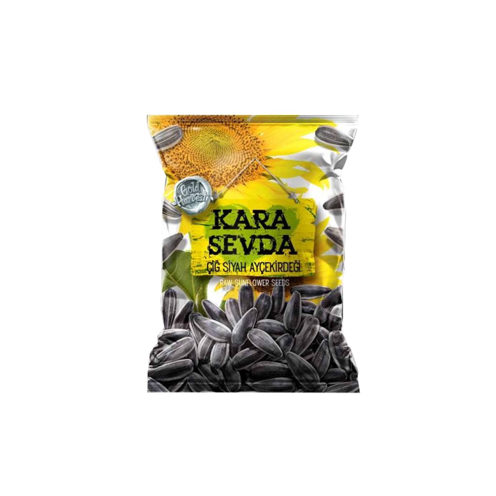 Enjoy the bold, natural flavor of Kara Sevda Raw Black Sunflower Seeds, a classic Turkish snack loved for its rich taste and satisfying crunch.