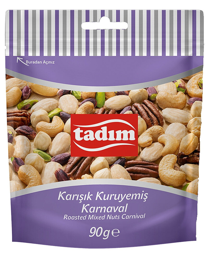 Tadım Mixed Nuts Carnival (Karışık Kuruyemiş) 90 G