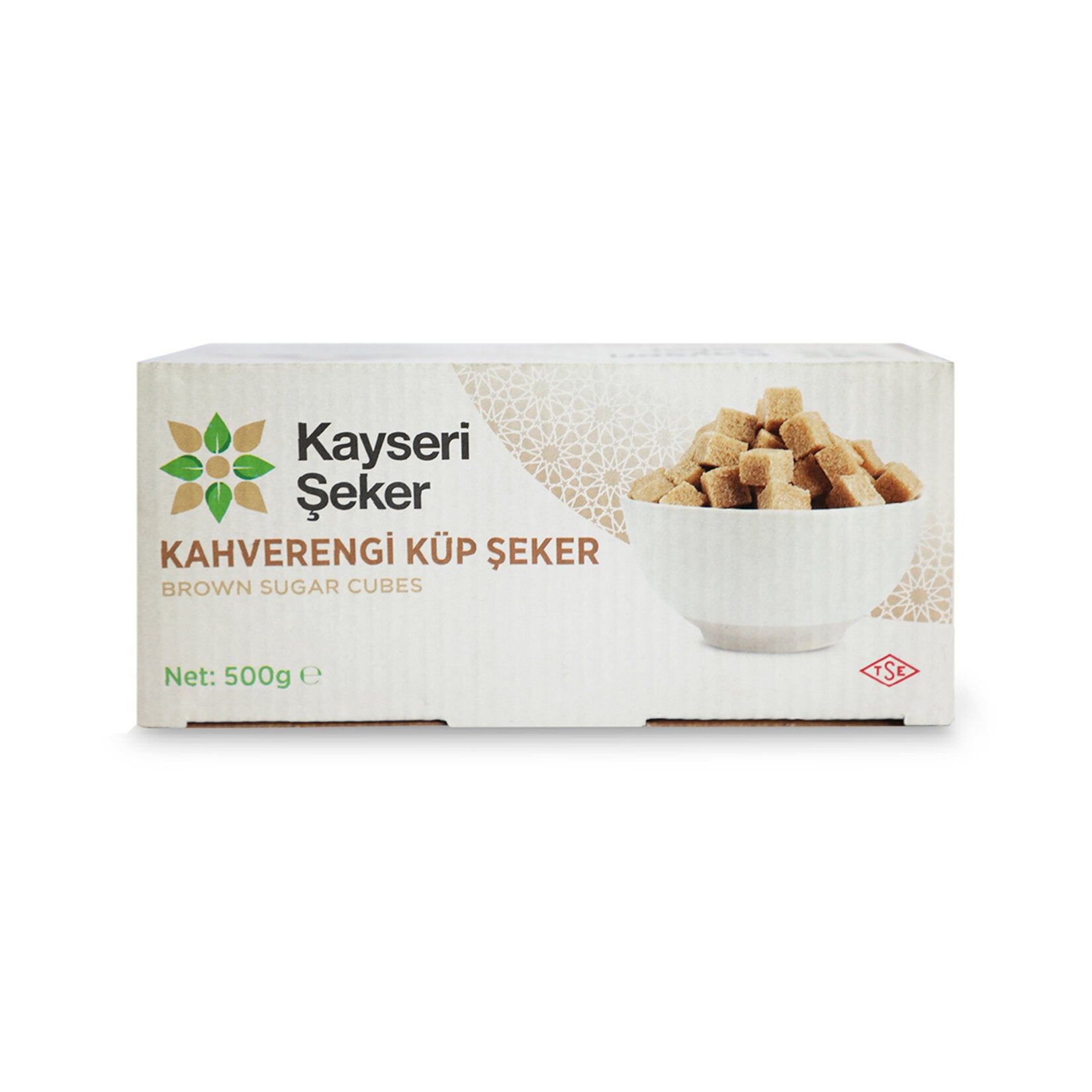 Enhance your tea or coffee moments with Kayseri Şeker Brown Cube Sugar, made from high-quality beet sugar and sugarcane molasses.