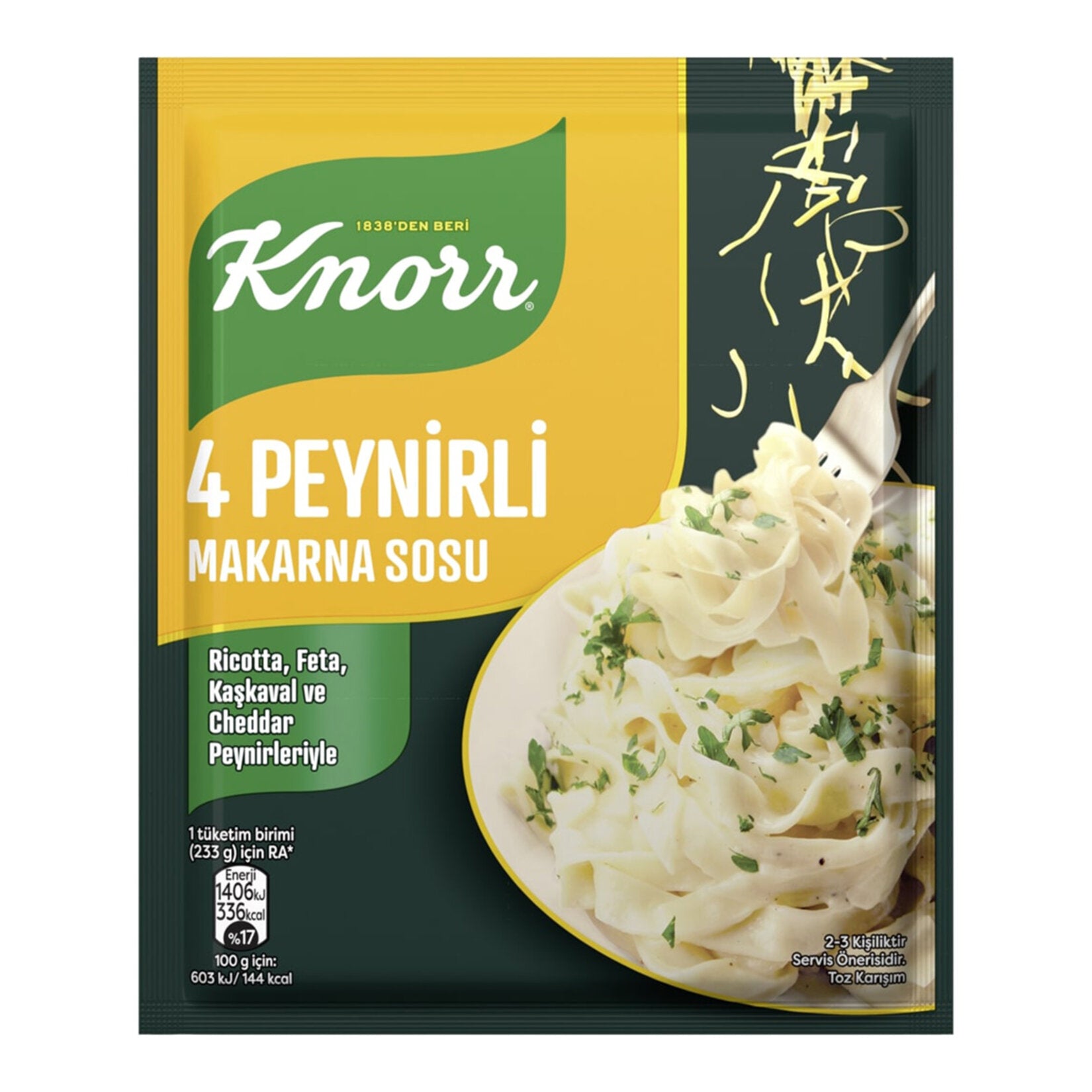 Bring rich, creamy flavor to your pasta dishes with Knorr 4 Cheese Pasta Sauce.
