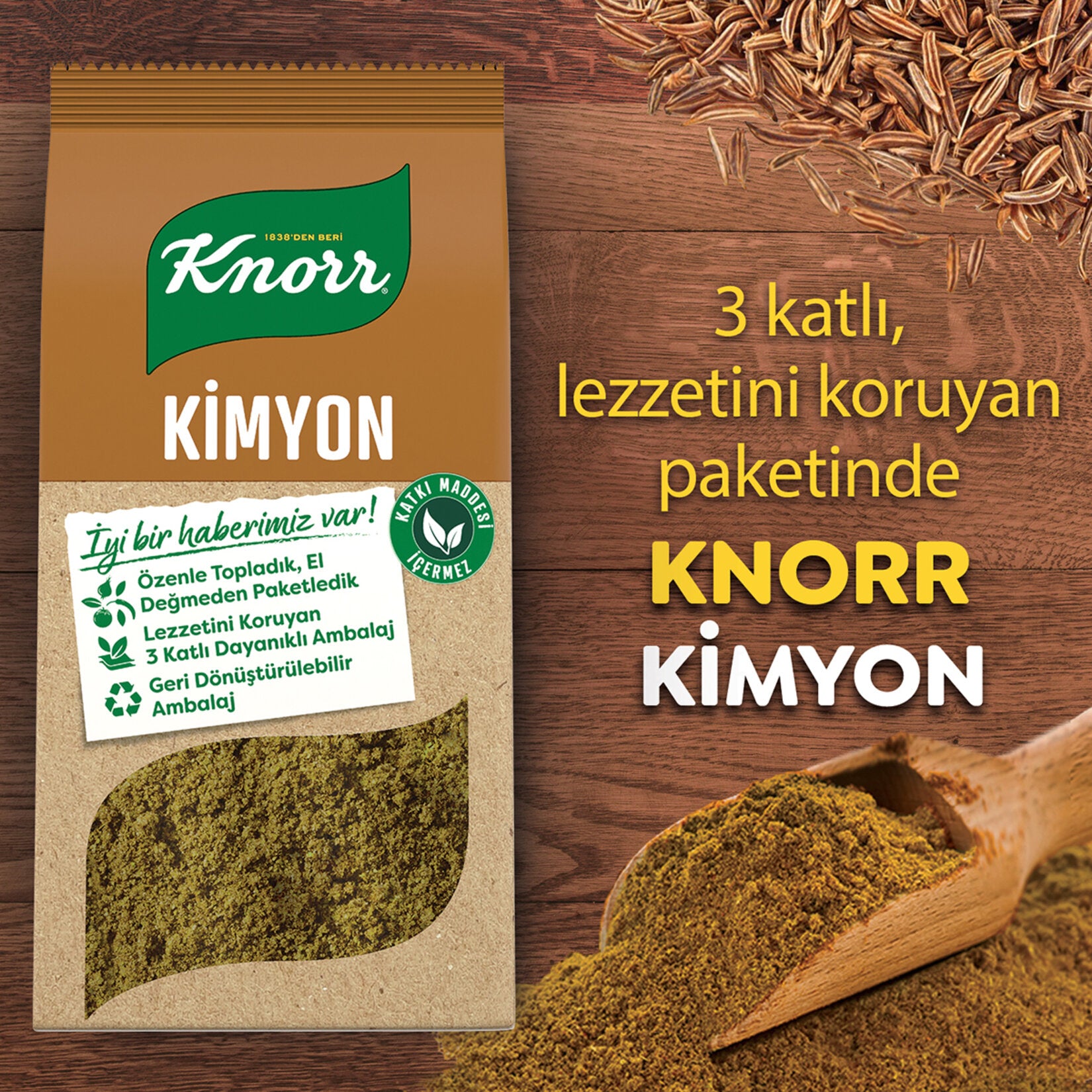 Knorr Ground Cumin brings the rich, earthy aroma of traditional Turkish cuisine right to your kitchen.