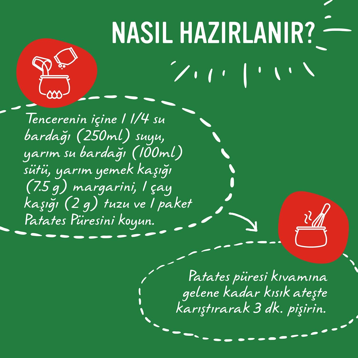 Knorr Mashed Potatoes Mix 2.11 oz (Patates Püresi) 60 G