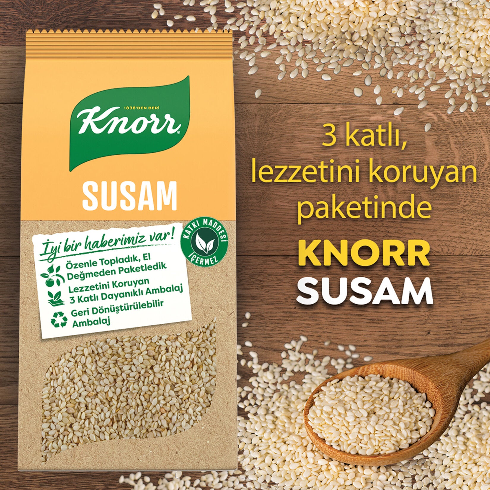 Bring rich, nutty flavor to your dishes with Knorr Sesame Seeds, a pantry essential for home cooks and chefs alike.