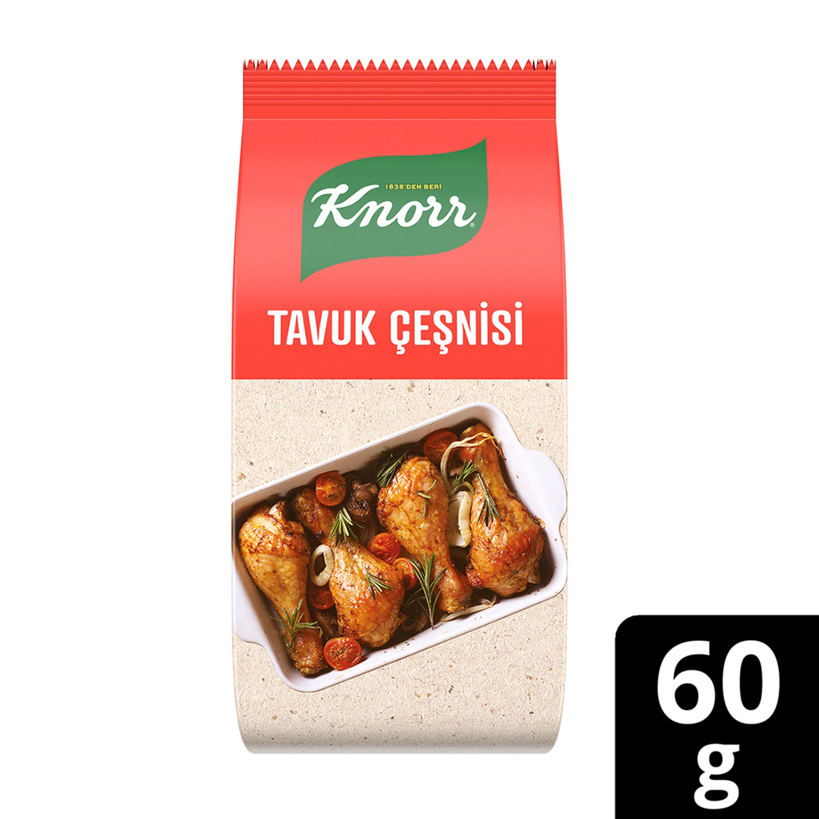 Knorr Tavuk Cesnisi Chicken Seasoning brings the rich, savory taste of Turkish-style chicken dishes straight to your kitchen.
