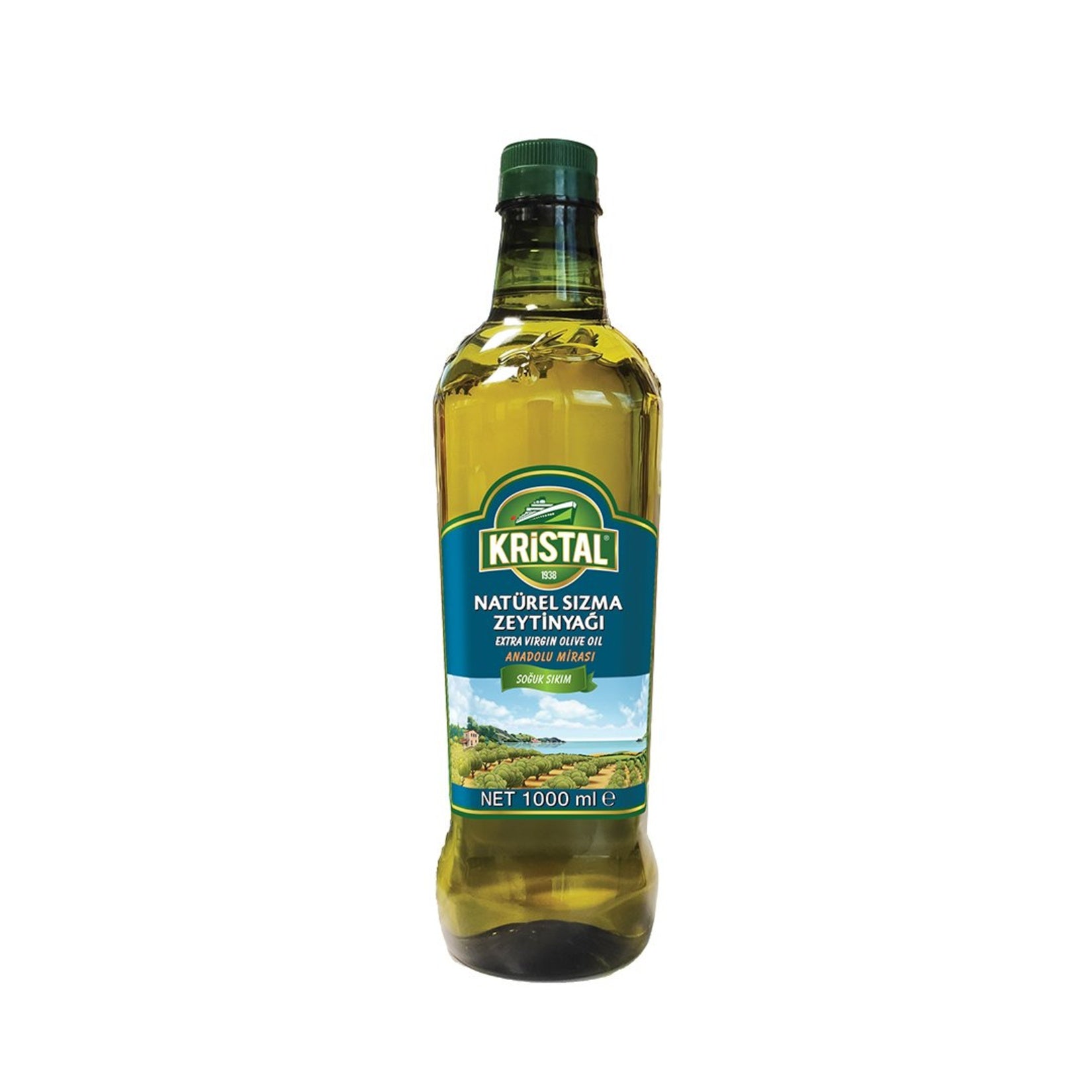 Kristal Anadolu Mirasi Extra Virgin Olive Oil brings the rich heritage of Türkiye's olive groves straight to your kitchen.