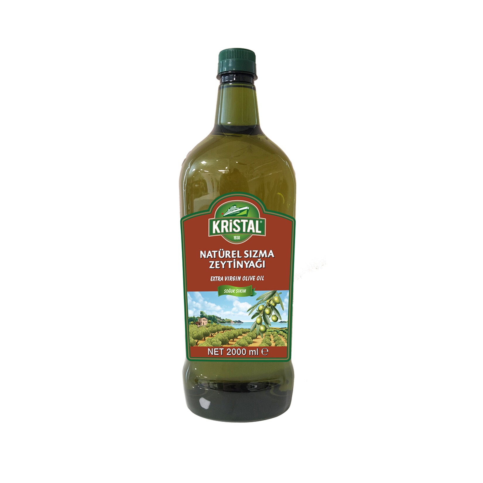 Kristal Extra Virgin Olive Oil is a premium cold-pressed oil made from carefully selected olives grown in the fertile groves of Türkiye.
