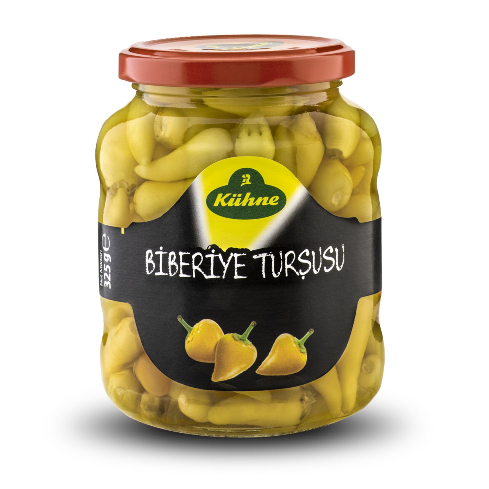 Kuhne Biberiye Pickled Peppers bring bold heat and vibrant flavor to your table.