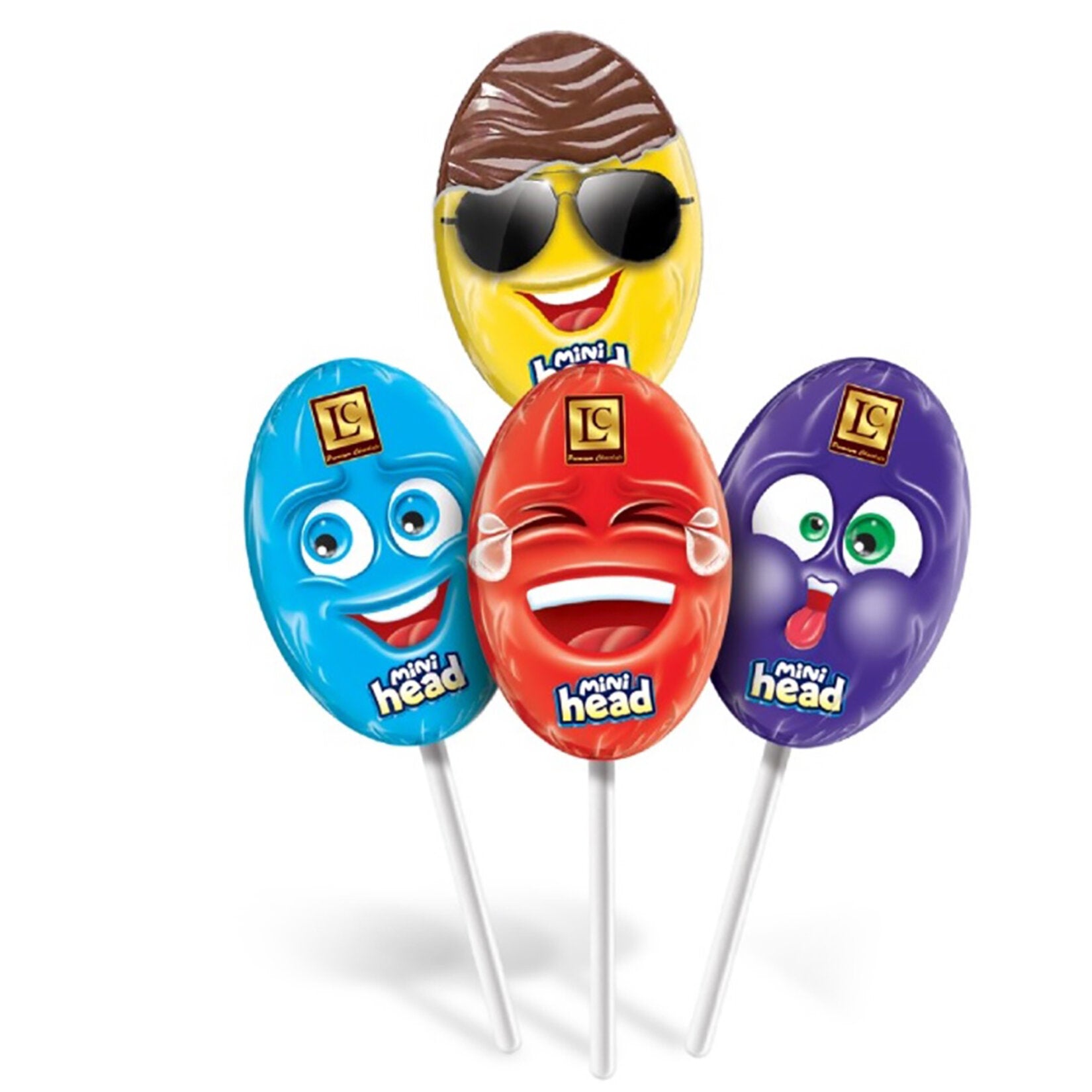 L'art Du Chocolat Mini Head Oval Milk Chocolate Lollipop is a delightful treat crafted with rich, creamy milk chocolate.