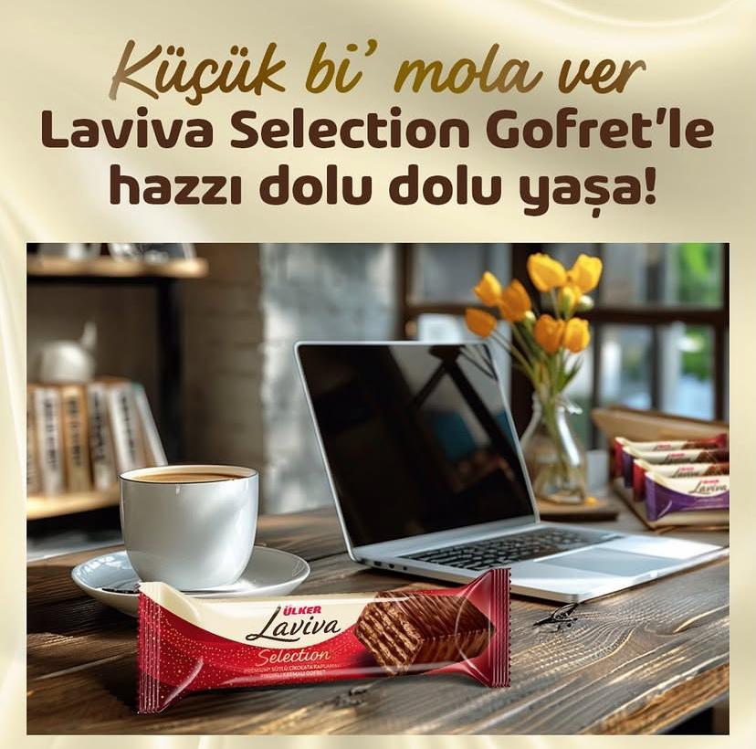 Ülker Laviva Selection Milk Chocolate 1.59 oz (45g)