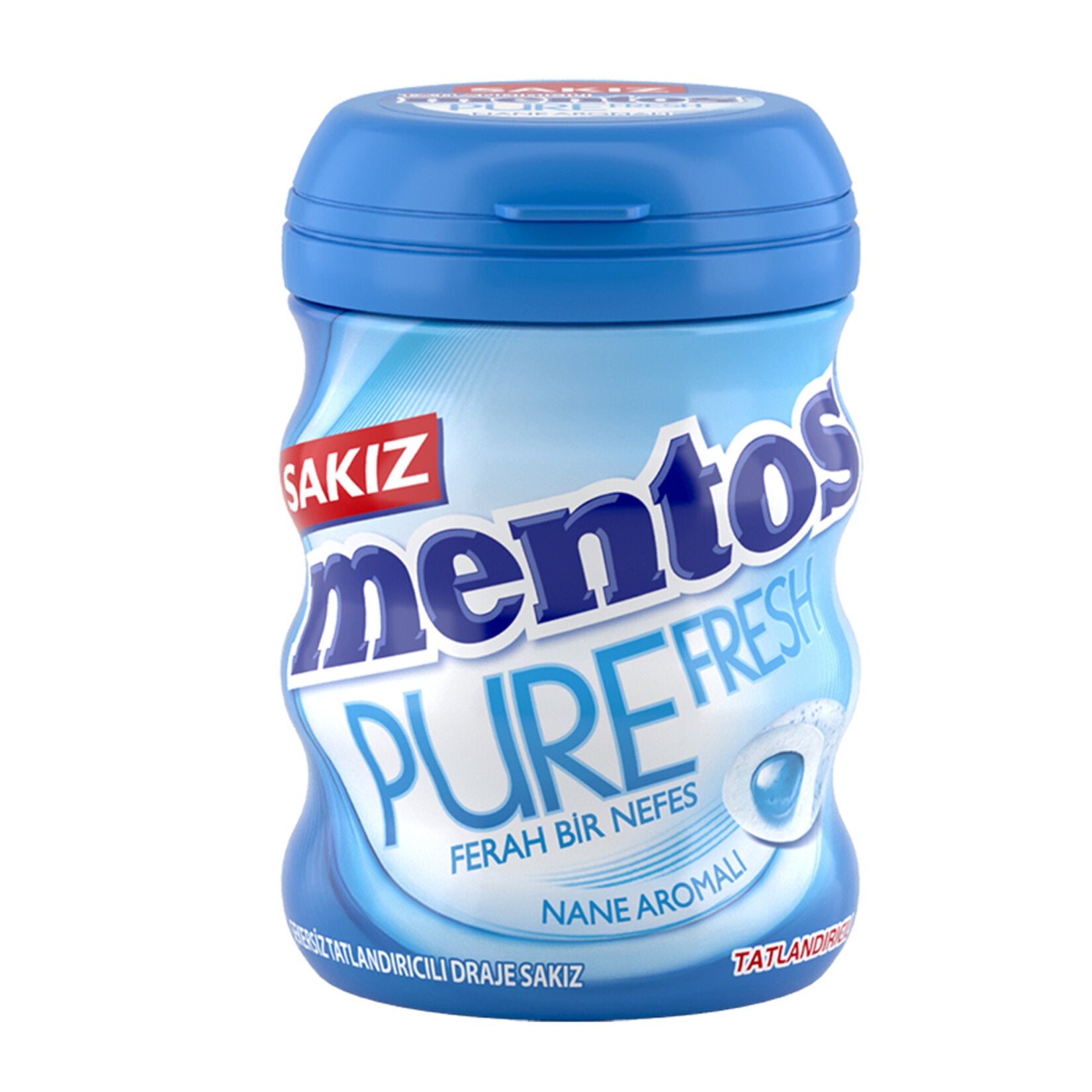 Mentos Pure Fresh Mint Chewing Gum delivers a burst of long-lasting freshness with every chew.