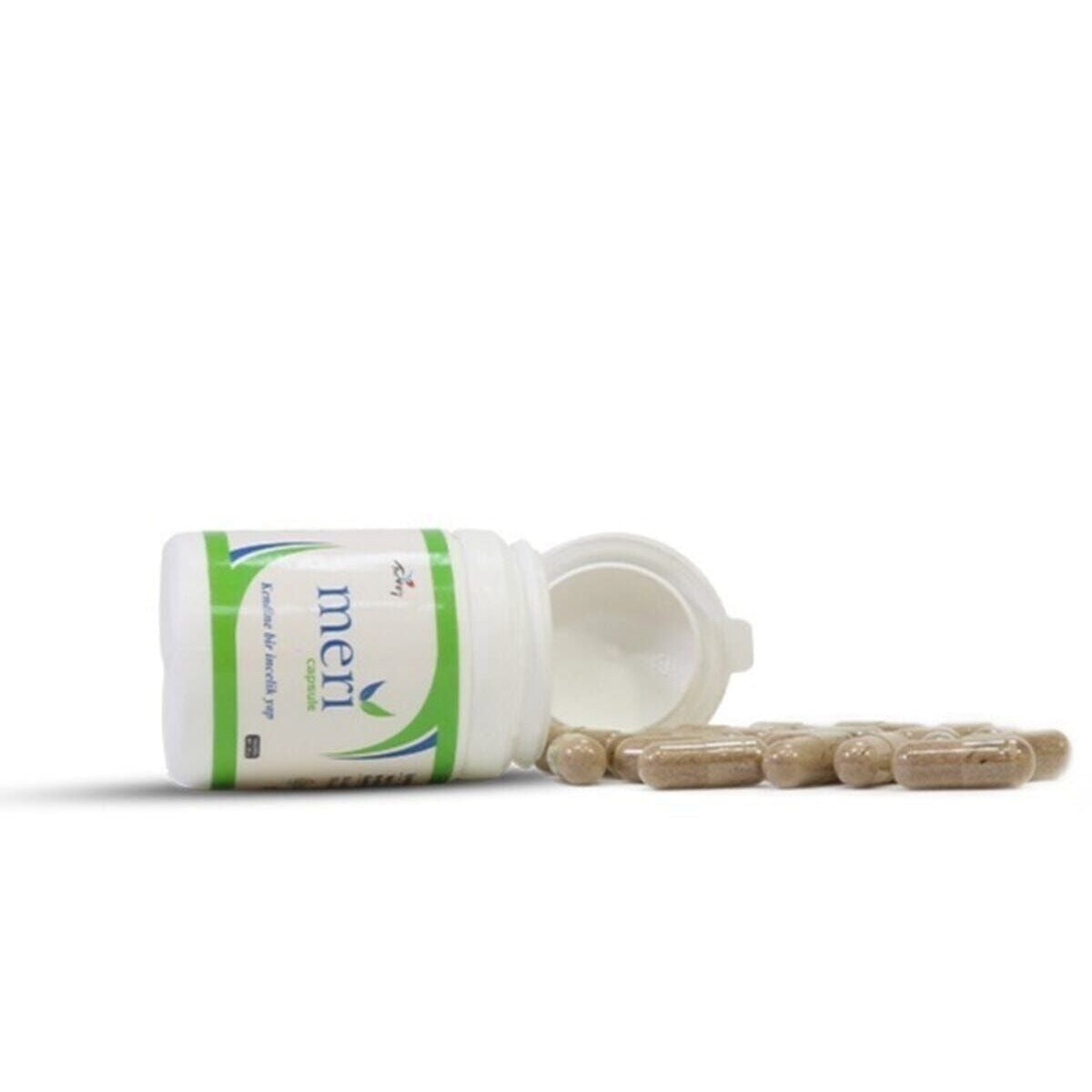 Meri Detox Detox Capsules are a botanical capsule blend made with well-known plant ingredients like green tea, guarana fruit, red pepper, and bitter orange (turunc).