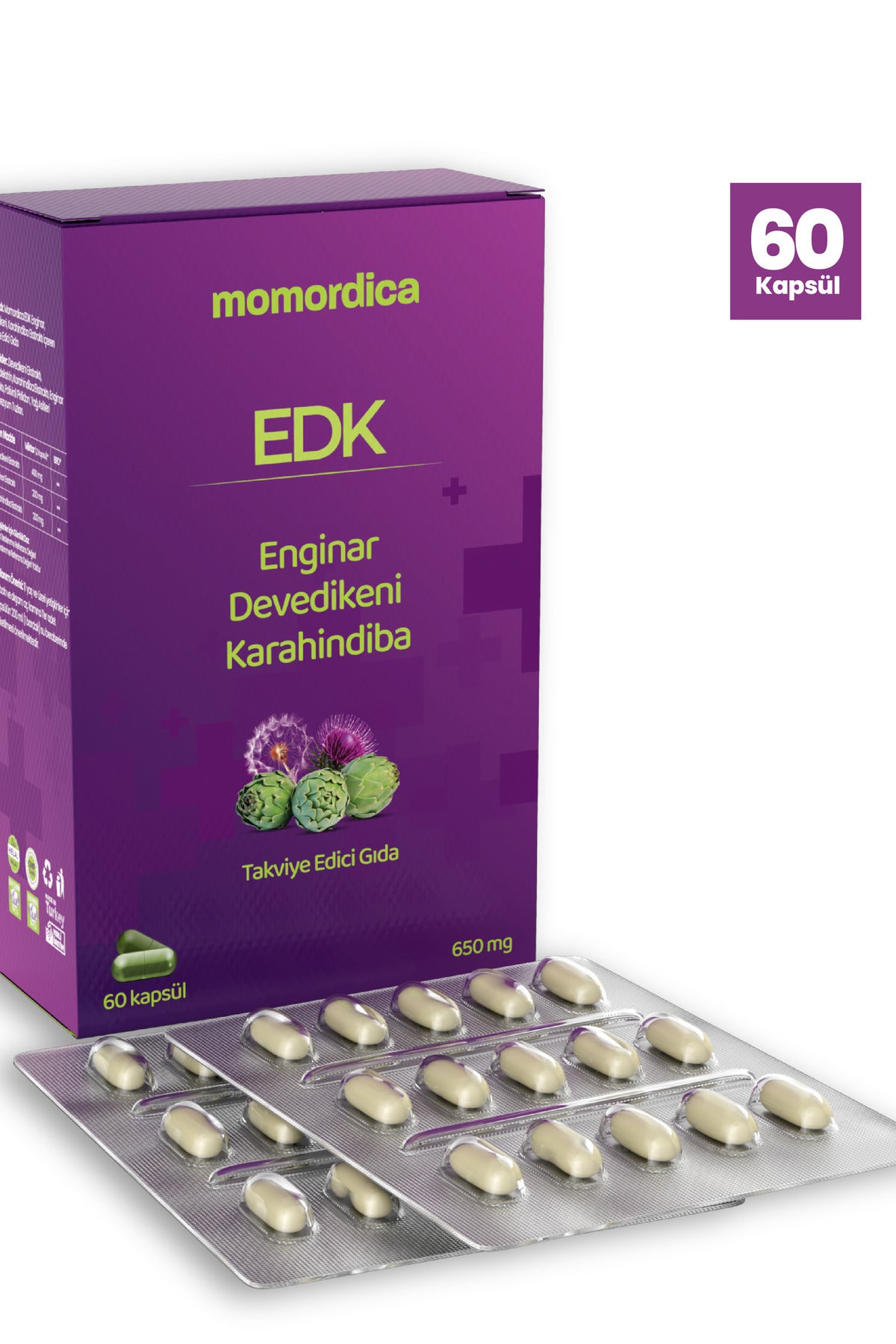 MOMORDICA Artichoke Milk Thistle Dandelion Capsules provide a carefully selected herbal blend featuring Artichoke (Cynara scolymus), Milk Thistle (Silybum marianum), and Dandelion (Taraxacum officinale).