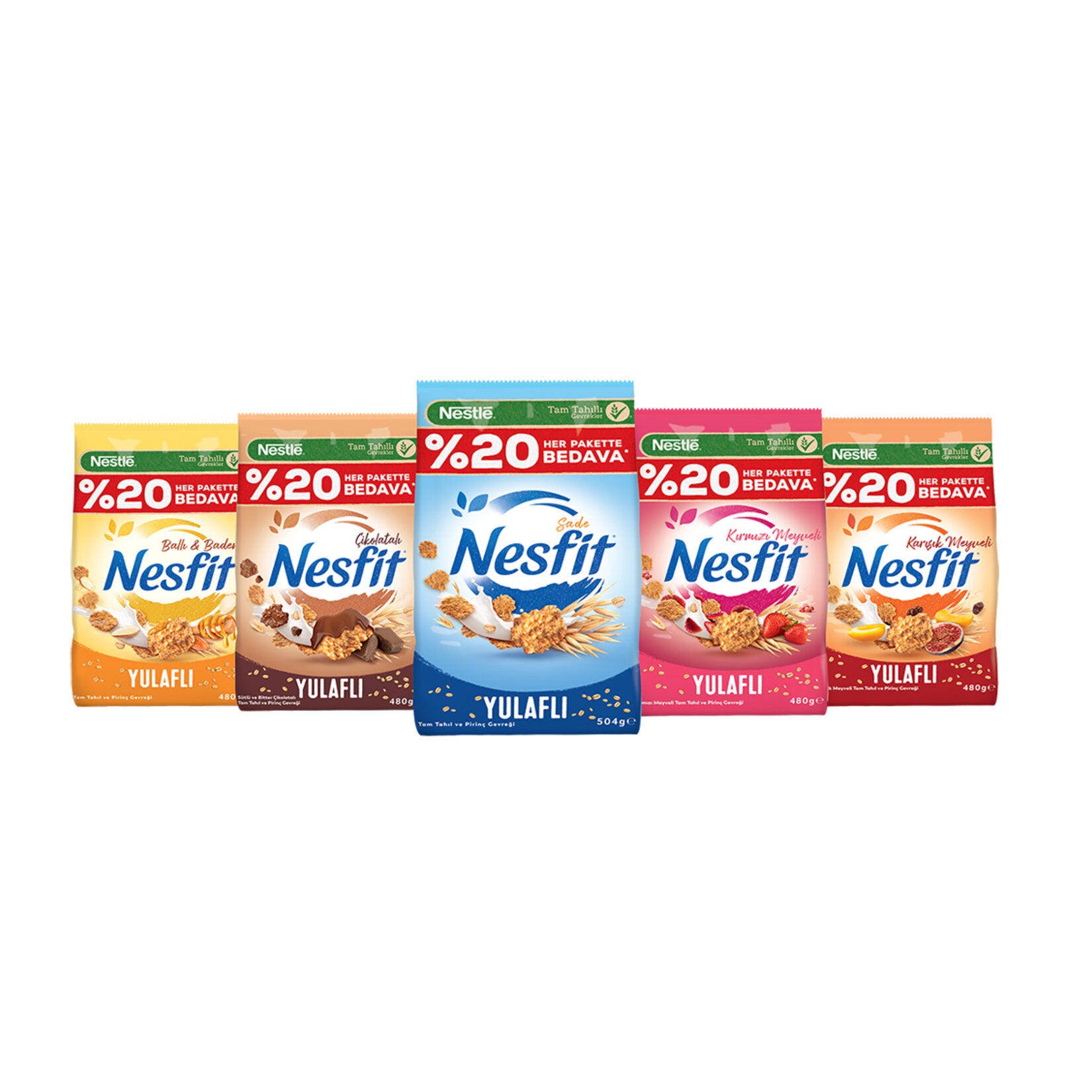 Start your morning with the rich taste of Nesfit Cikolatali Cereal, made with whole grains and real chocolate pieces for a balanced and satisfying breakfast.