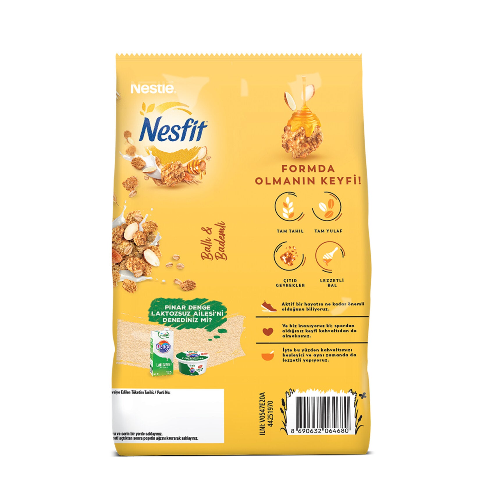 Start your morning with the balanced crunch of Nesfit Honey Almond Cereal.