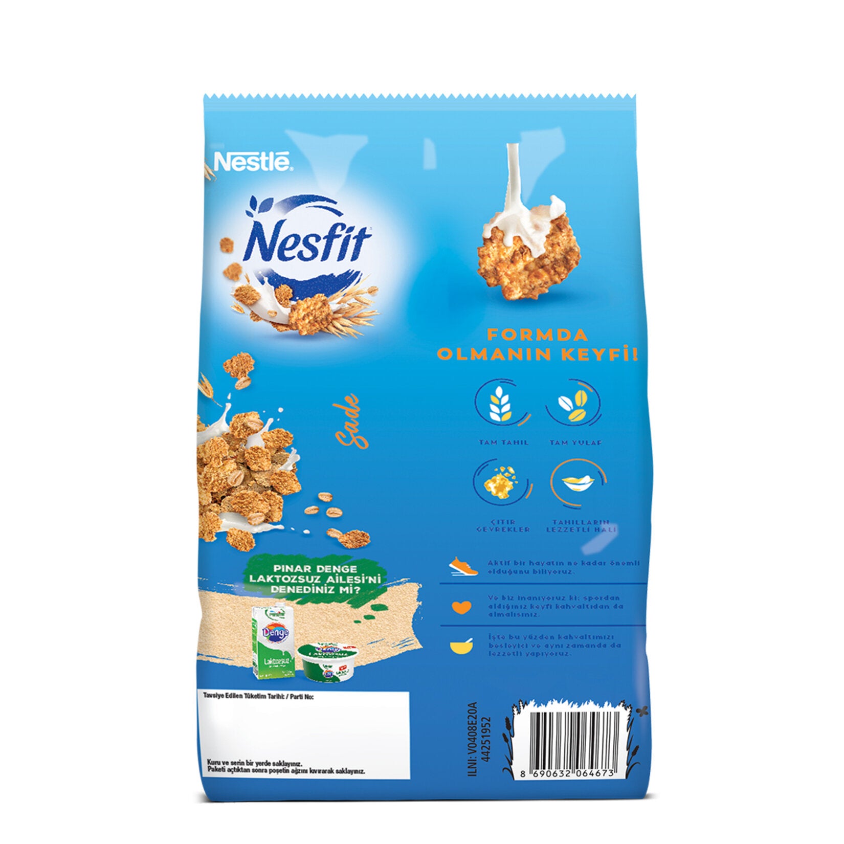 Start your morning with the wholesome crunch of Nesfit Plain Breakfast Cereal.