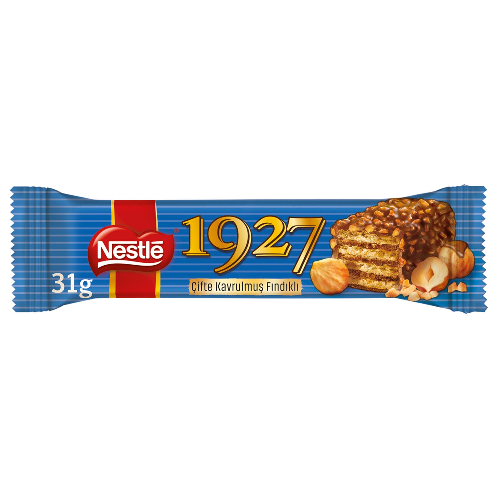 Nestle 1927 Milk Chocolate Hazelnut Wafer brings the rich tradition of Turkish confectionery to your