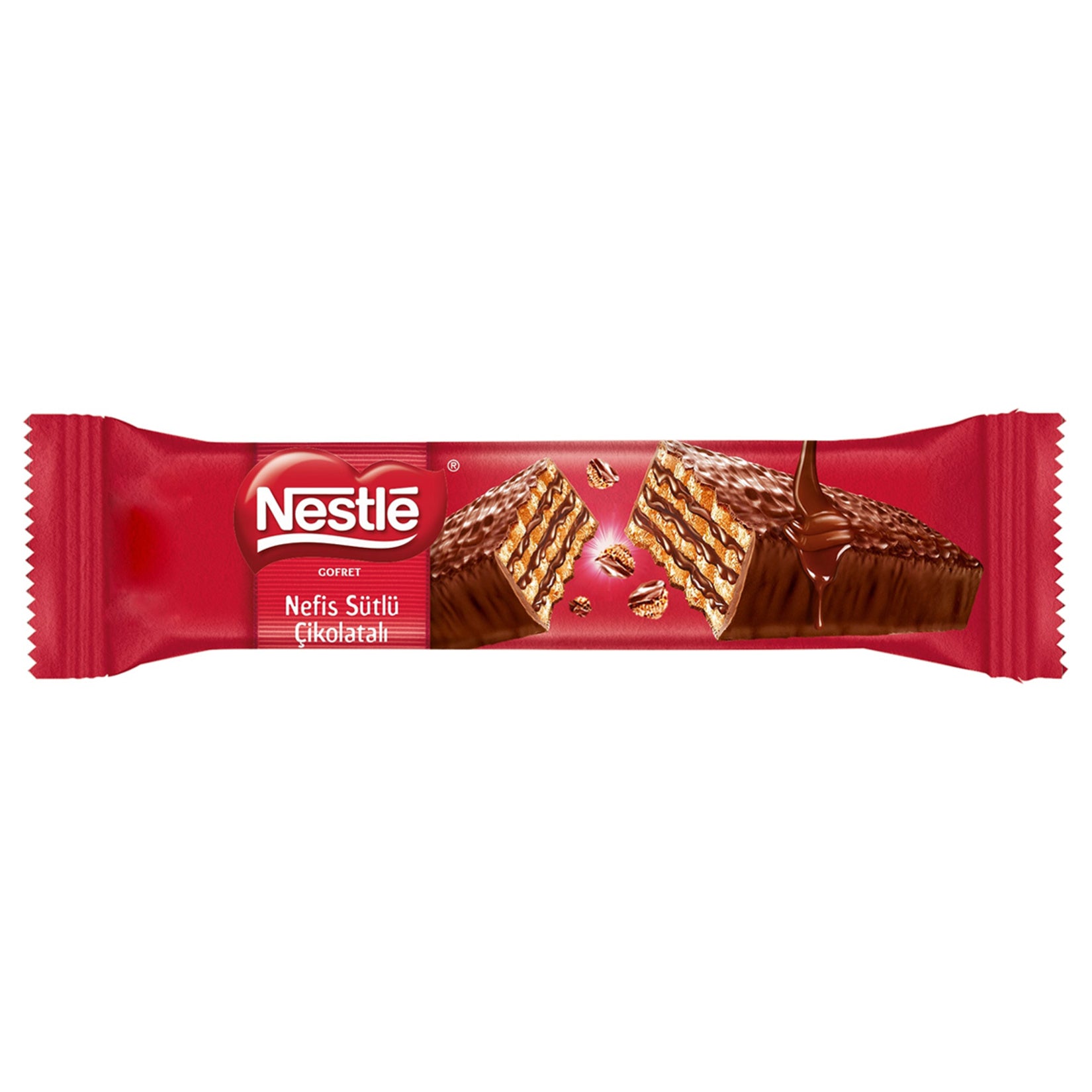 Nestle Classic Milk Chocolate Crispy Wafer combines smooth milk chocolate with a light, crunchy wafer center for a perfectly balanced bite.